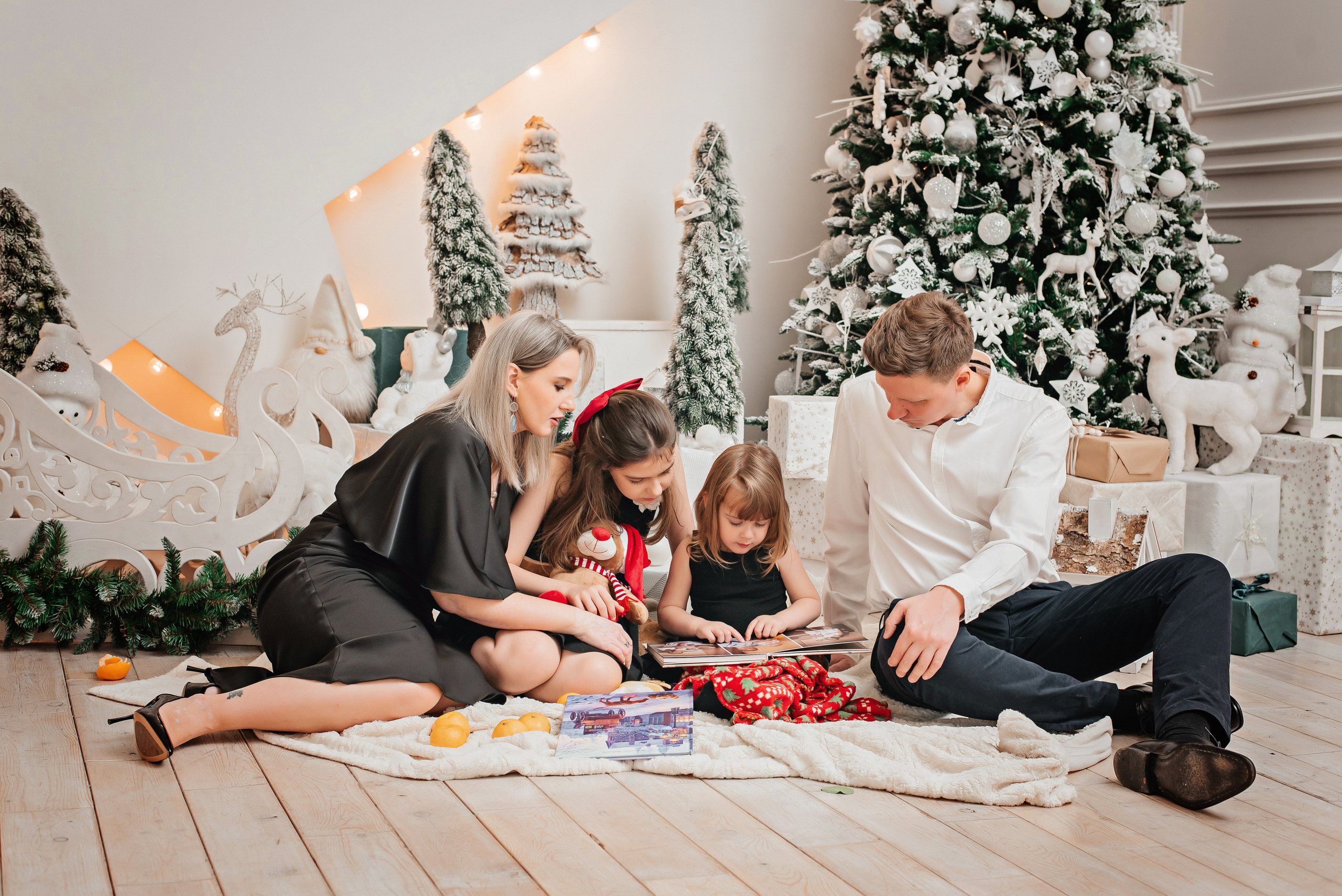 Новый год семьи Виктории. Детский и семейный фотограф выпускной альбом Приморско-Ахтарск