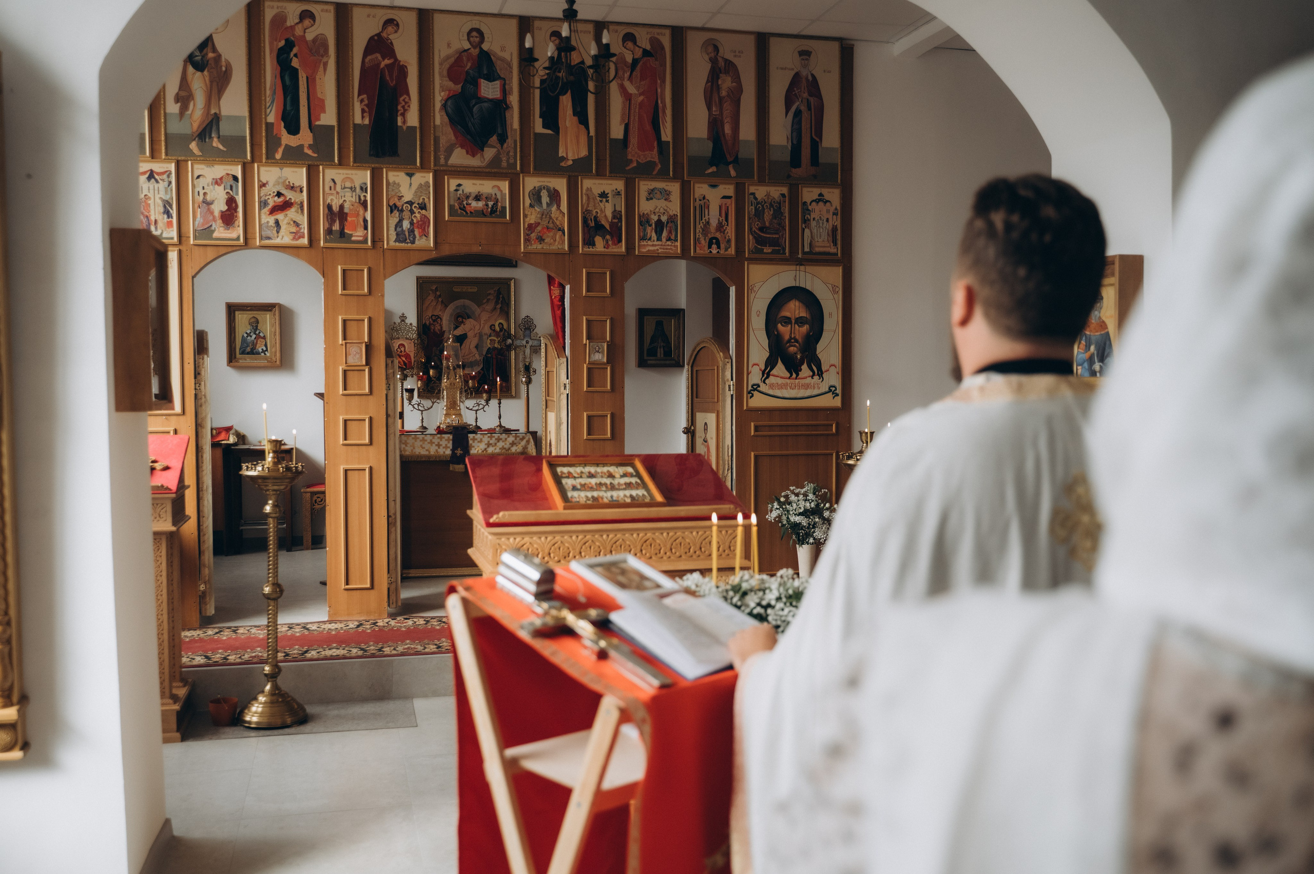 Крещение Ромы (Приход храма святой Равноапостольной княгини Ольги). Семейный фотограф в Минске Дарья Дреко