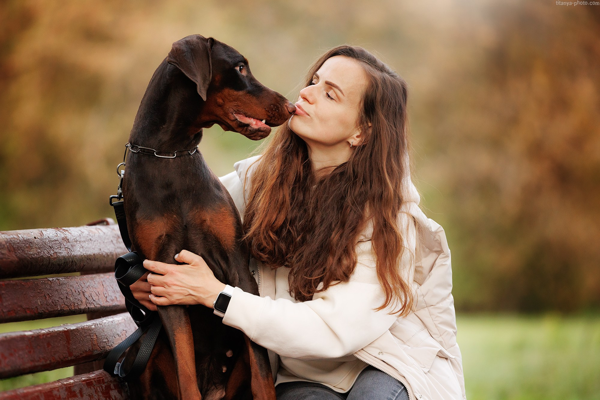 Лилия, Влад и Юма. Фотограф собак, фотограф-анималист Аня Титова (Titanya). Москва