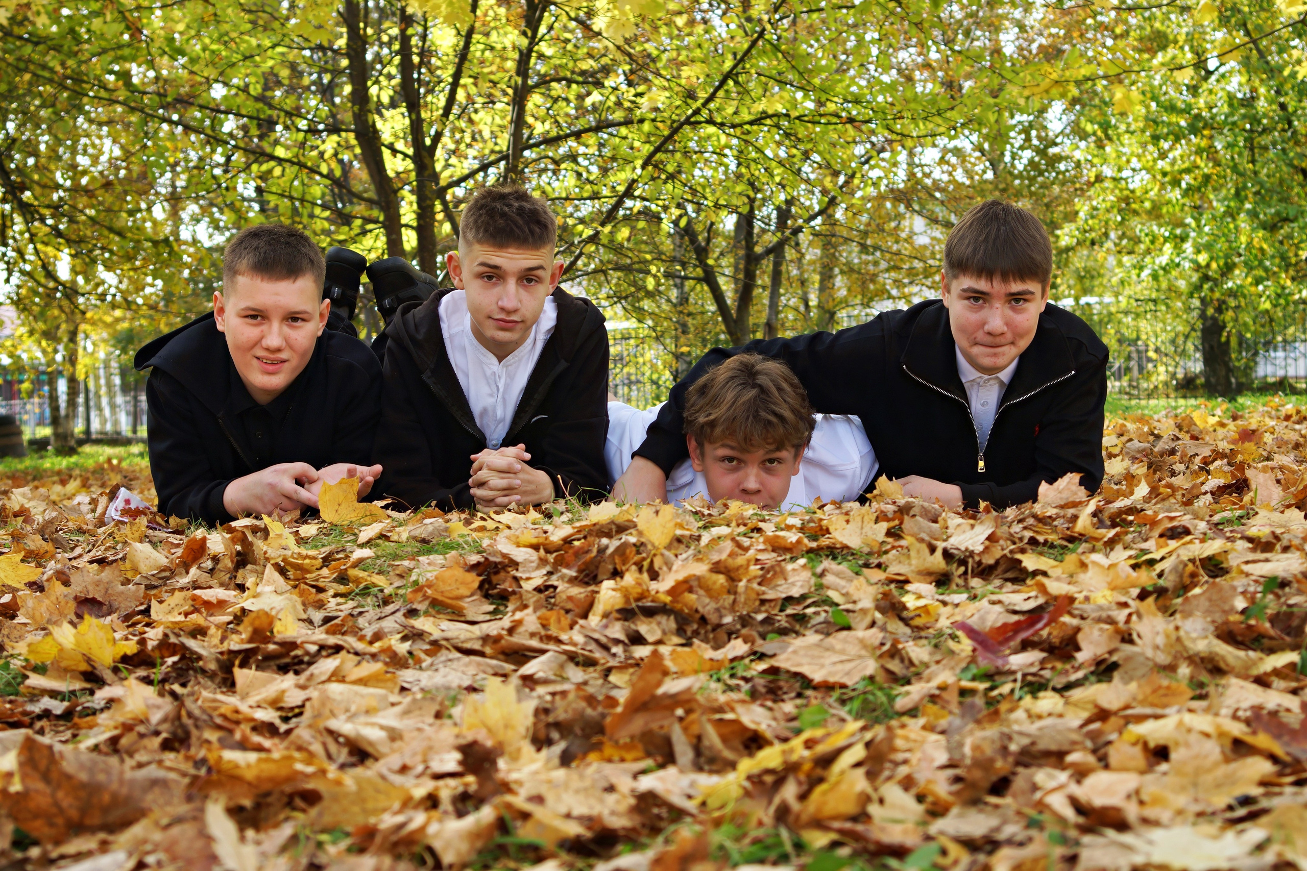 Осенняя фотосессия в школе г. Йошкар-Ола