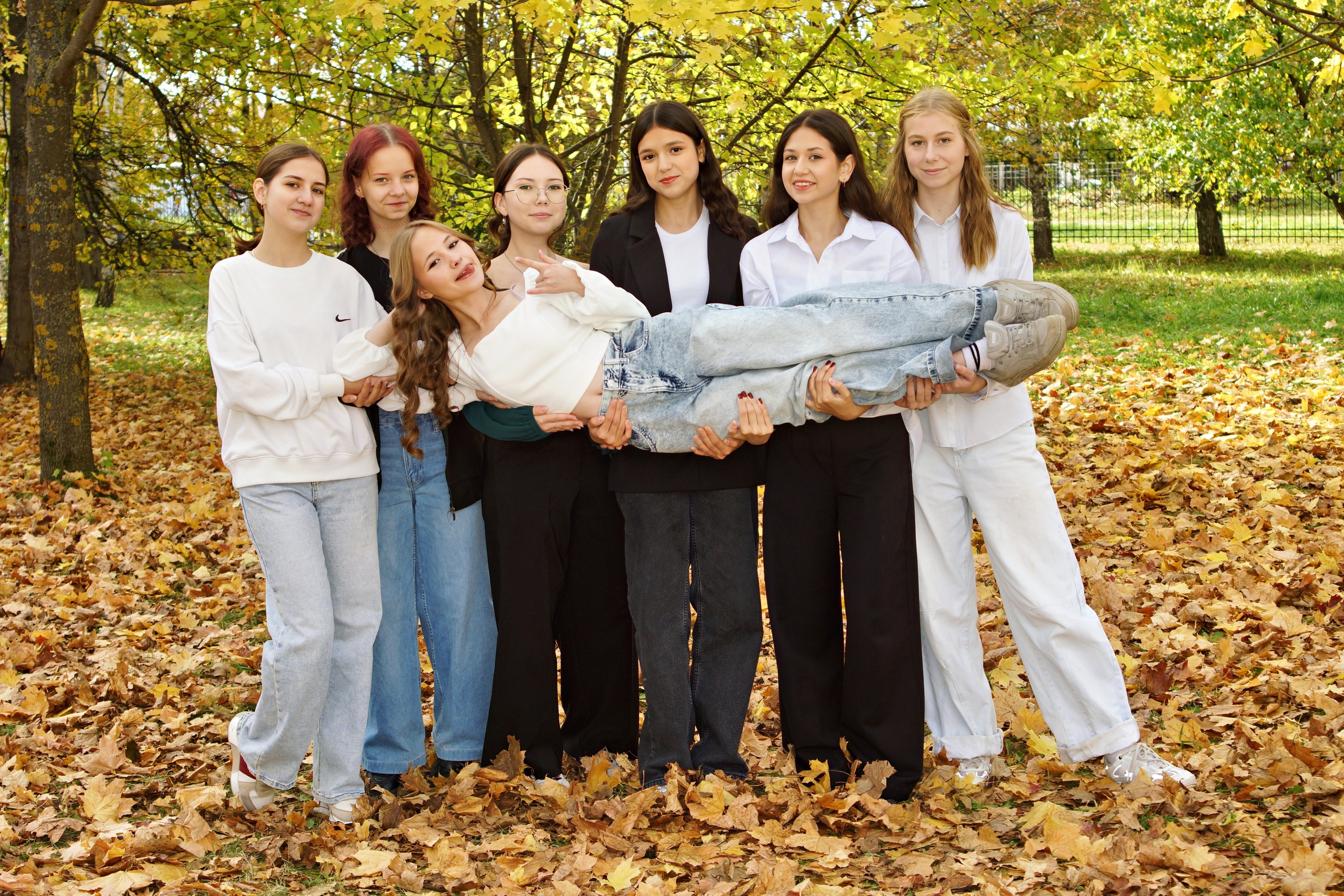 Осенняя фотосессия в школе г. Йошкар-Ола