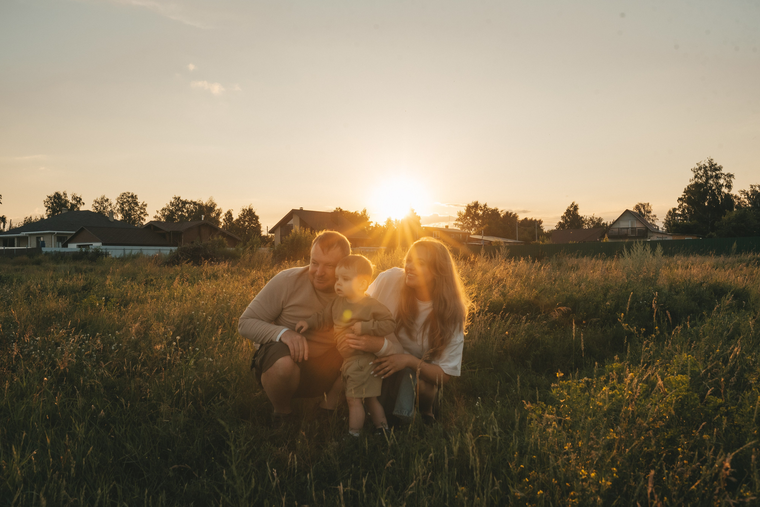 Маша Андрей Женя. Семейная фотосессия в Новосибирске от фотографа Ольги Коваль