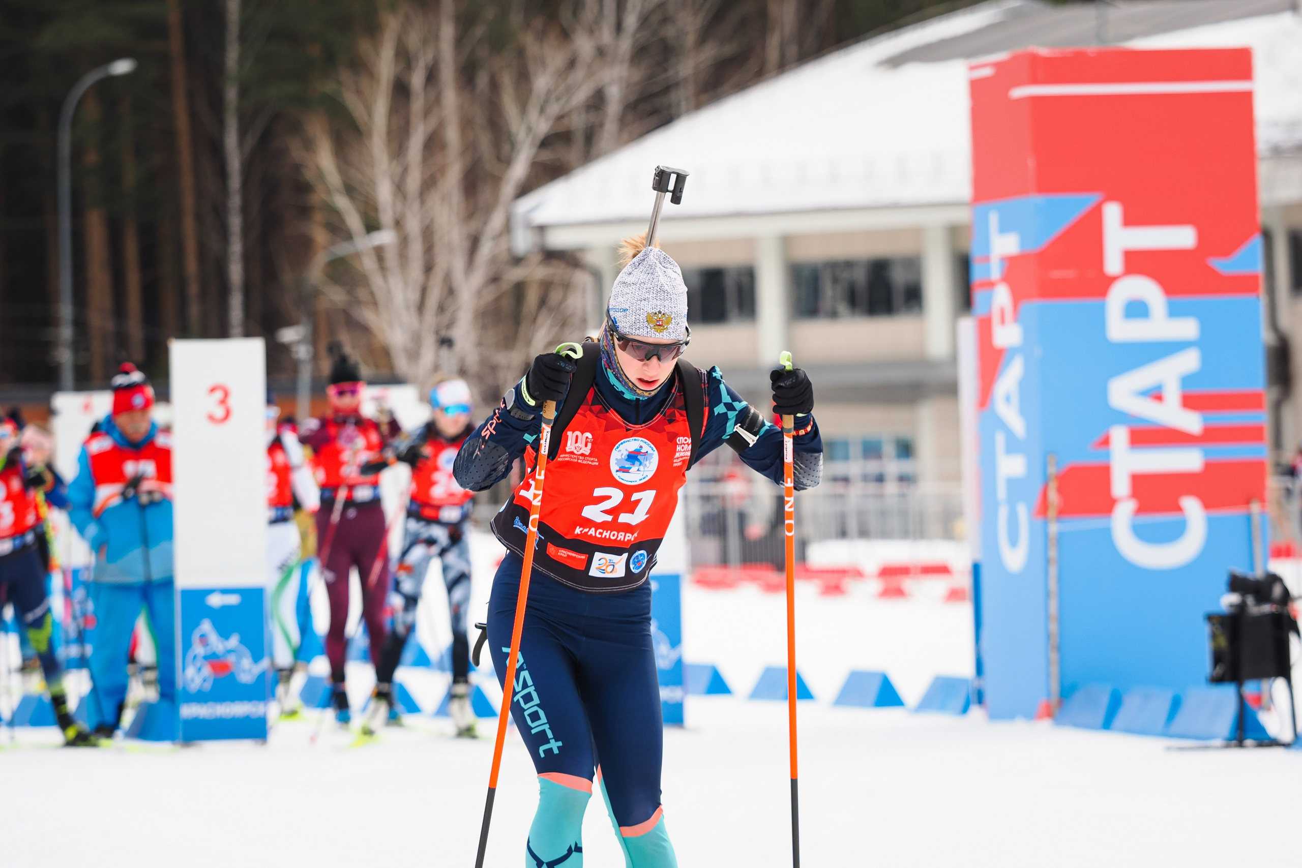 Биатлон / Первенство России. Репортажный фотограф Алексей Козьмин