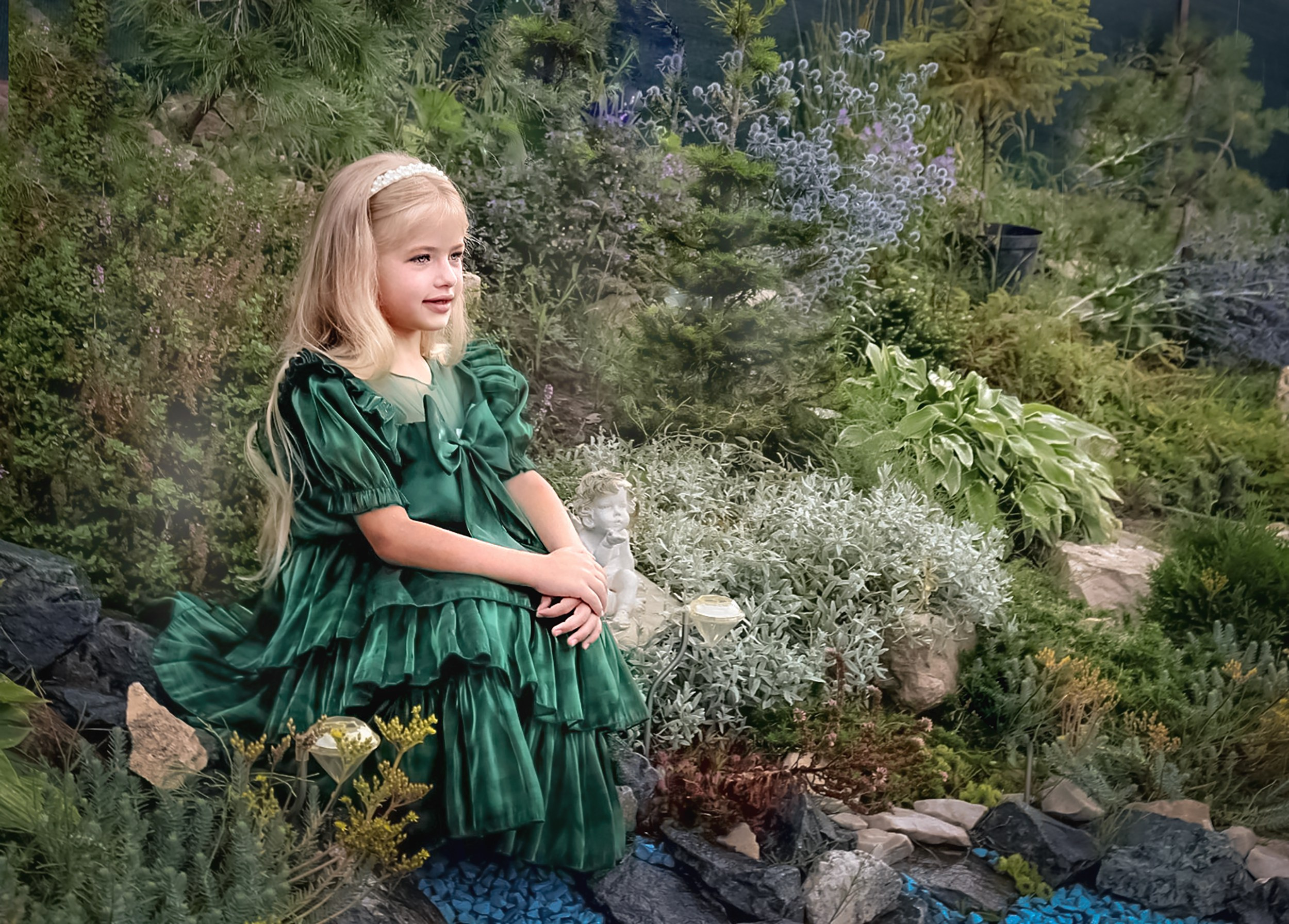 детское фото на природе