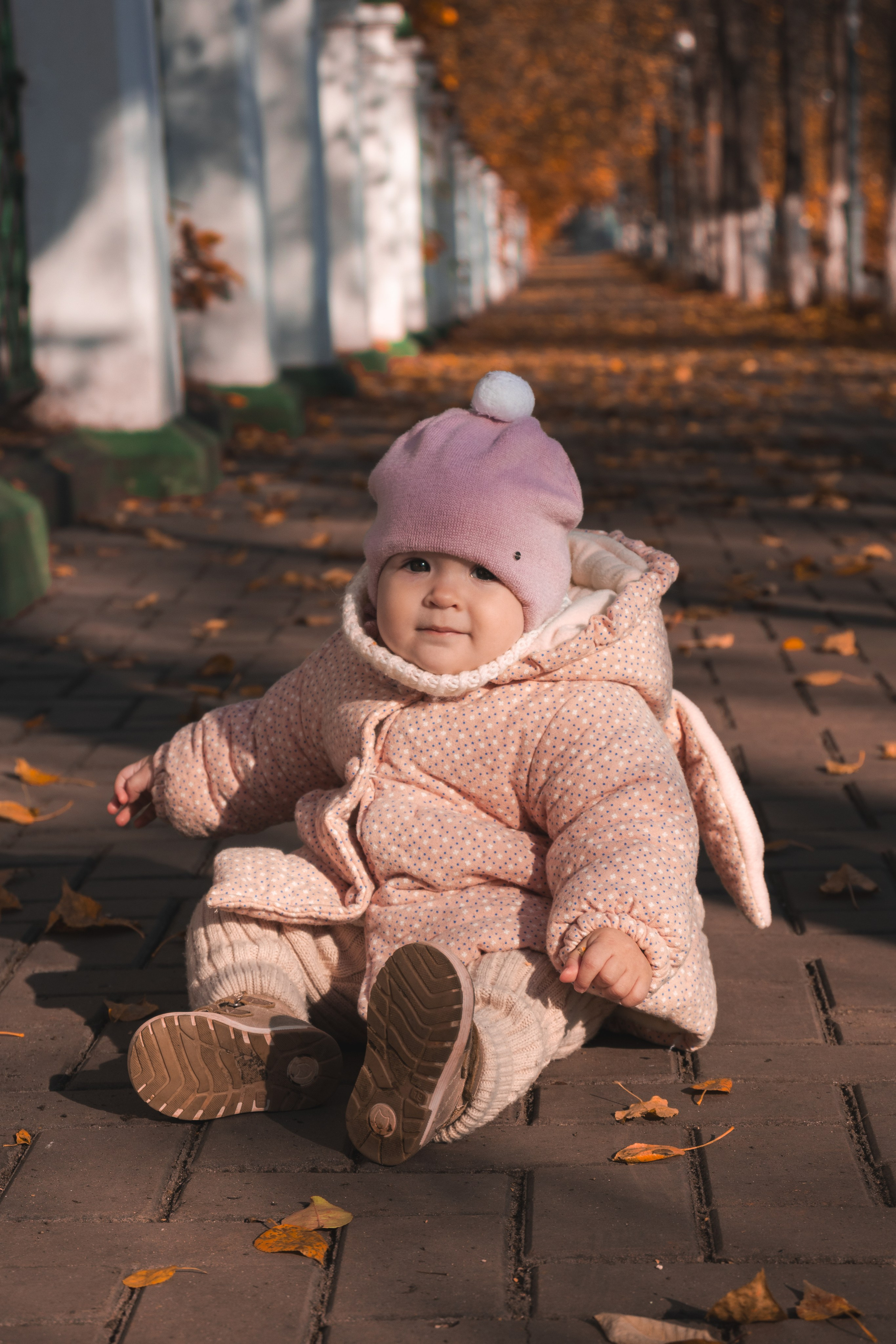 Семейная осенняя фотосессия в городе Томск