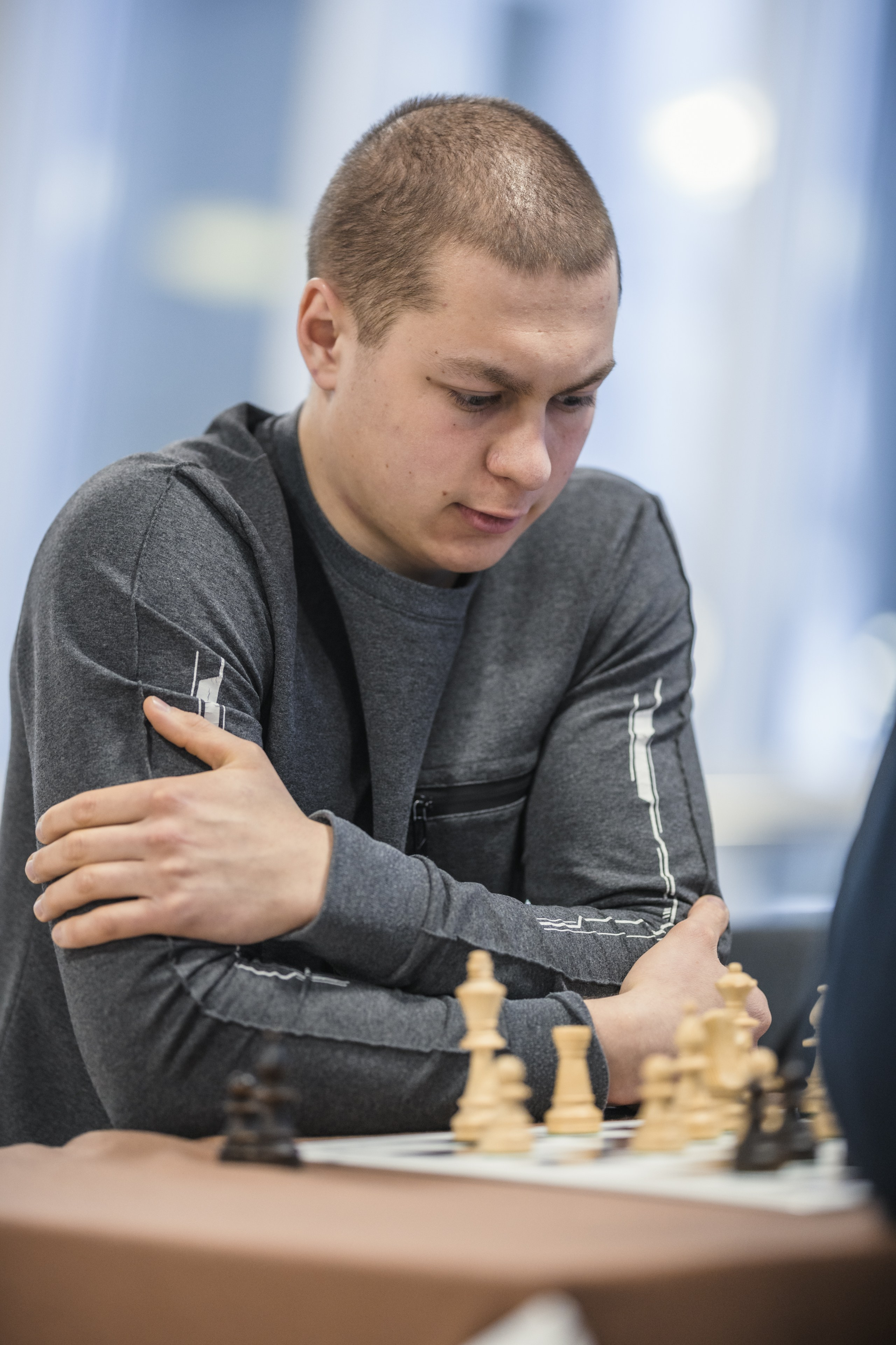 Чемпионат Мозырского района по шахматам. Репортажный фотограф Владимир Беляй
