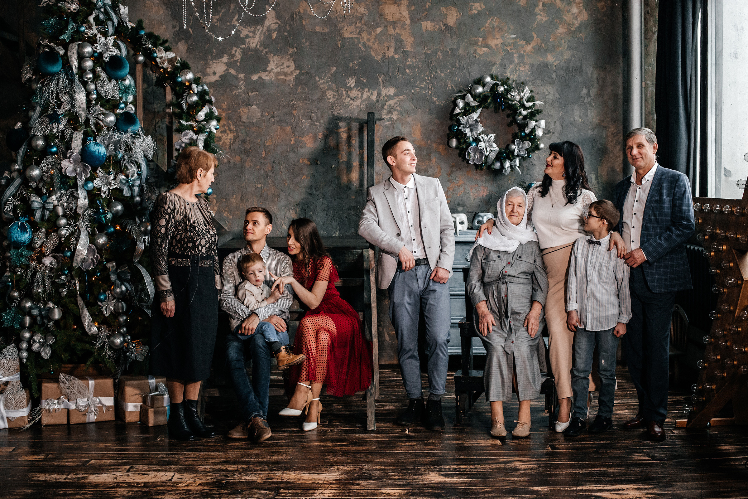 Лешковы новый год. Семейный фотограф в Минске Саша Павлюк