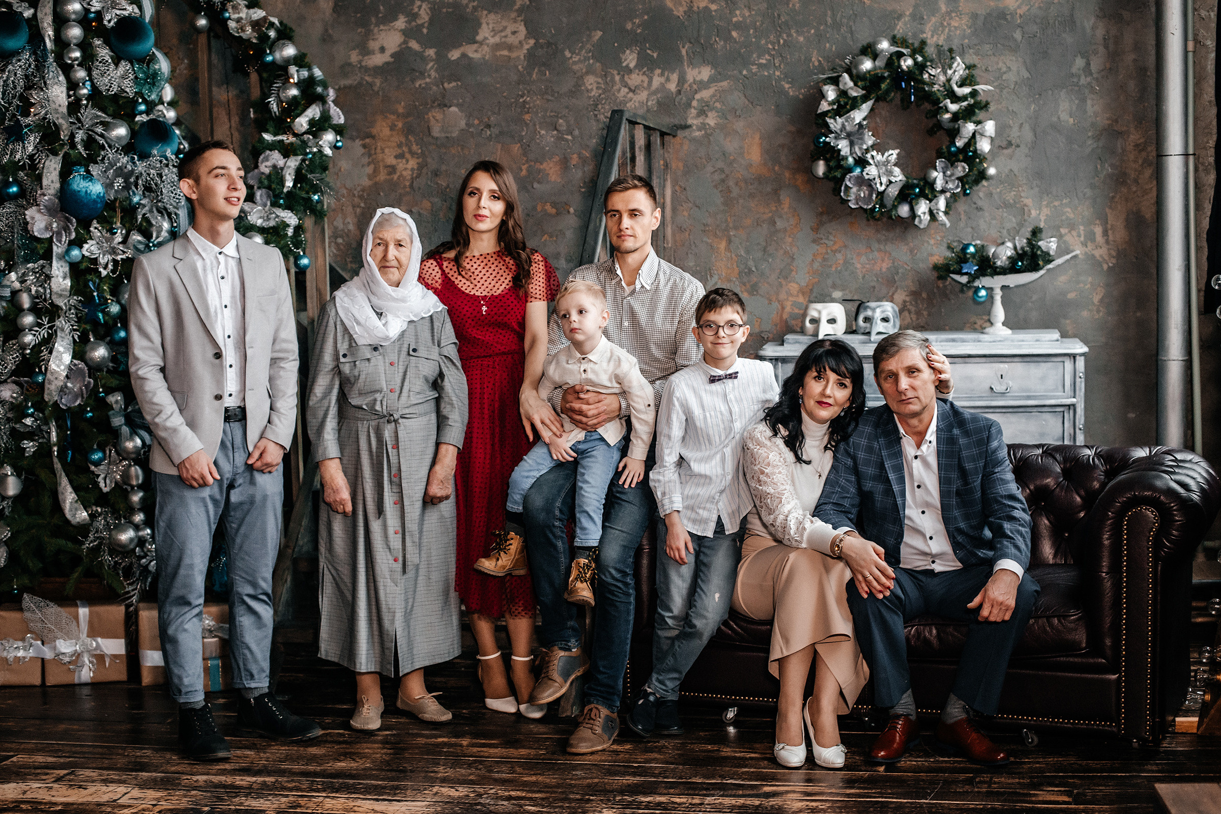 Лешковы новый год. Семейный фотограф в Минске Саша Павлюк
