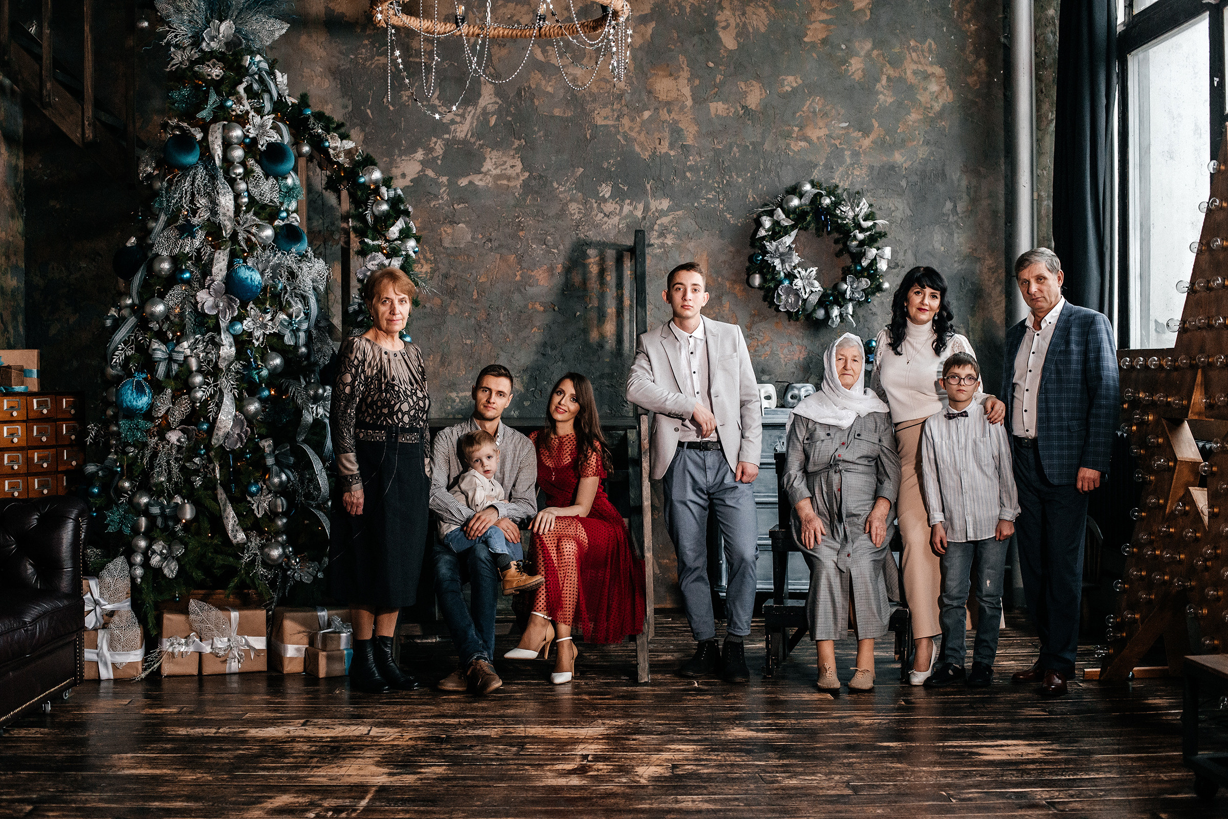 Лешковы новый год. Семейный фотограф в Минске Саша Павлюк
