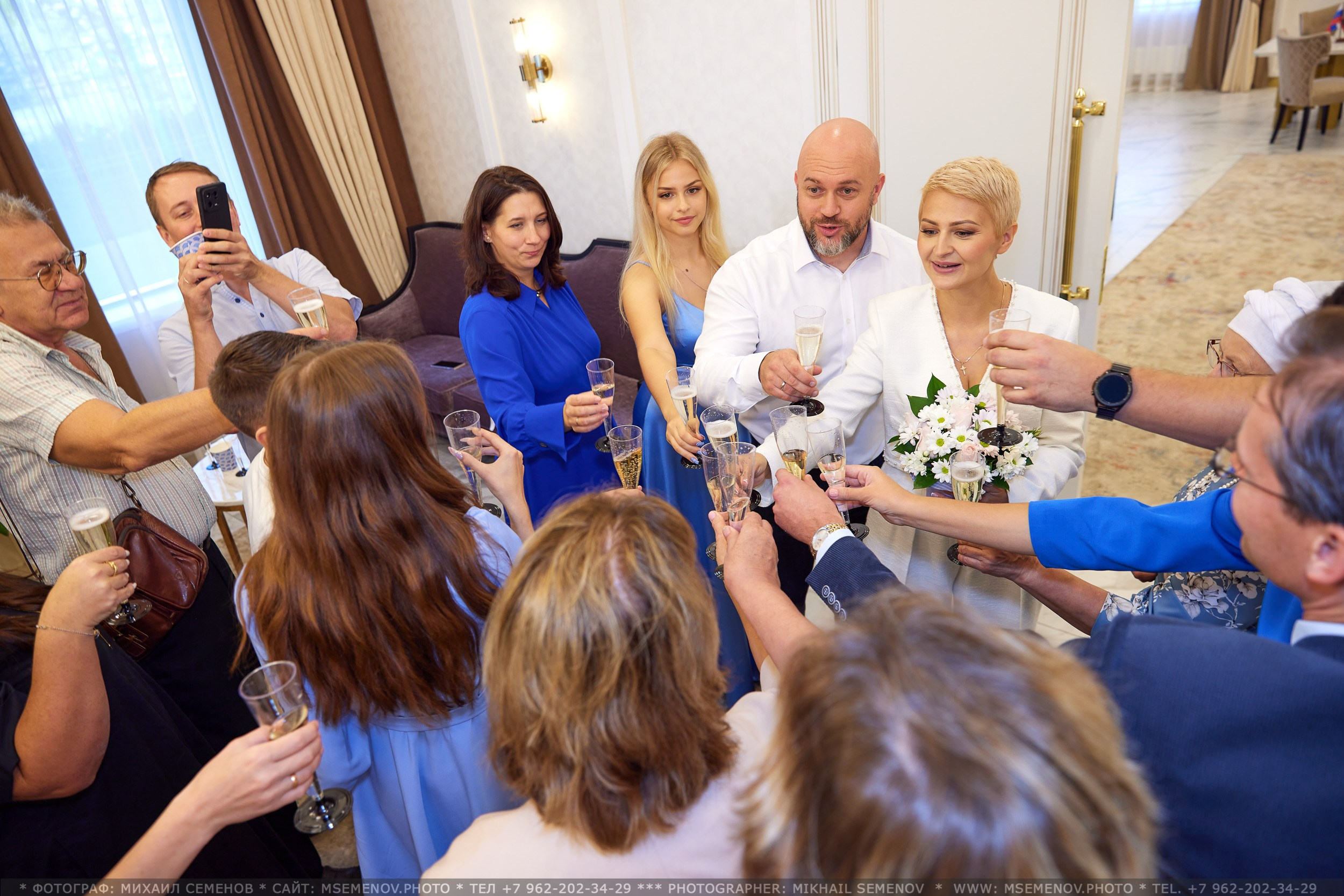 Юбилейная свадьба Григория и Дины!. Photographer for business Mikhail Semenov. Aqua photo studio, photo school