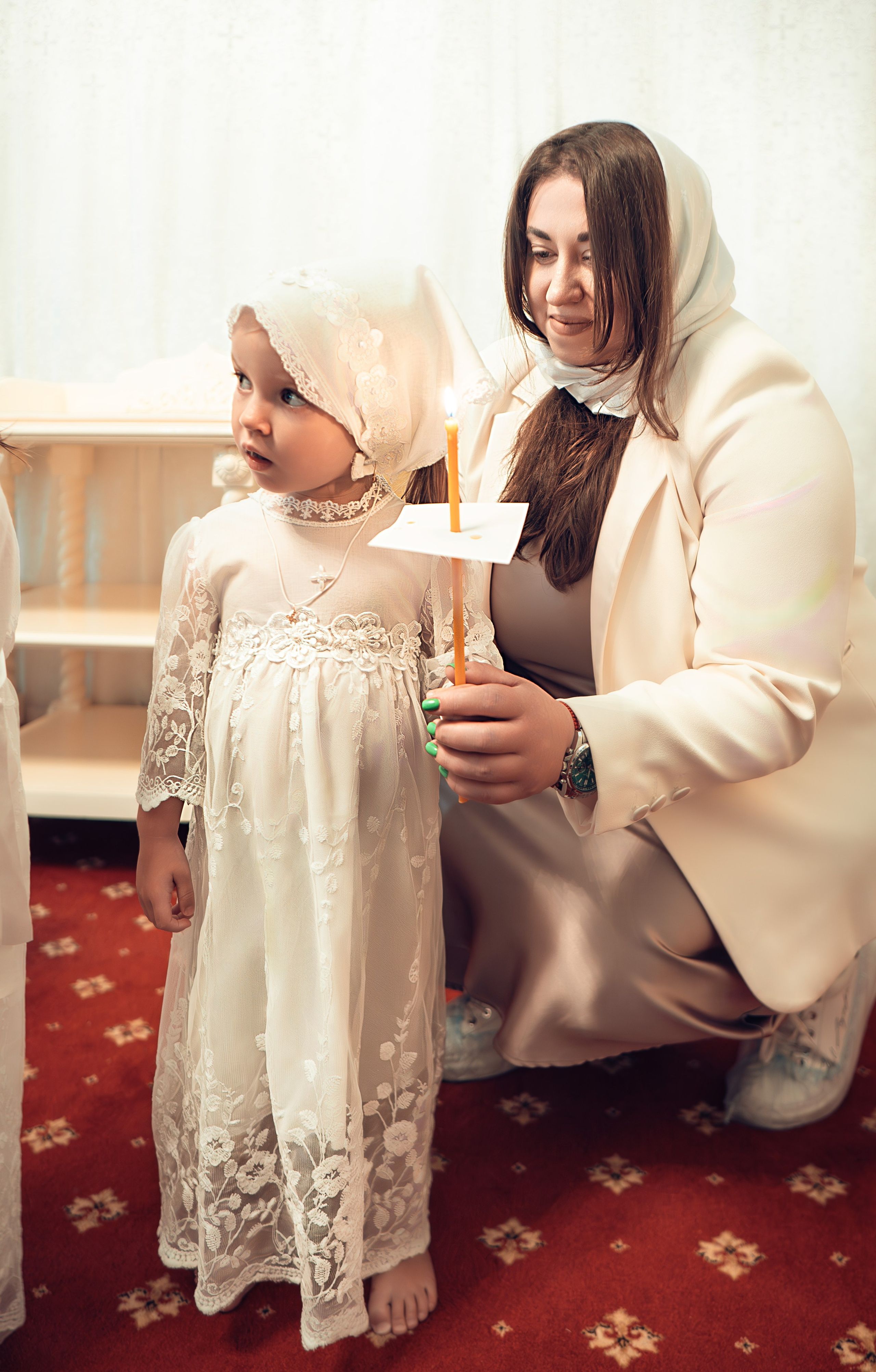 Таинство Крещения Евы и Софии