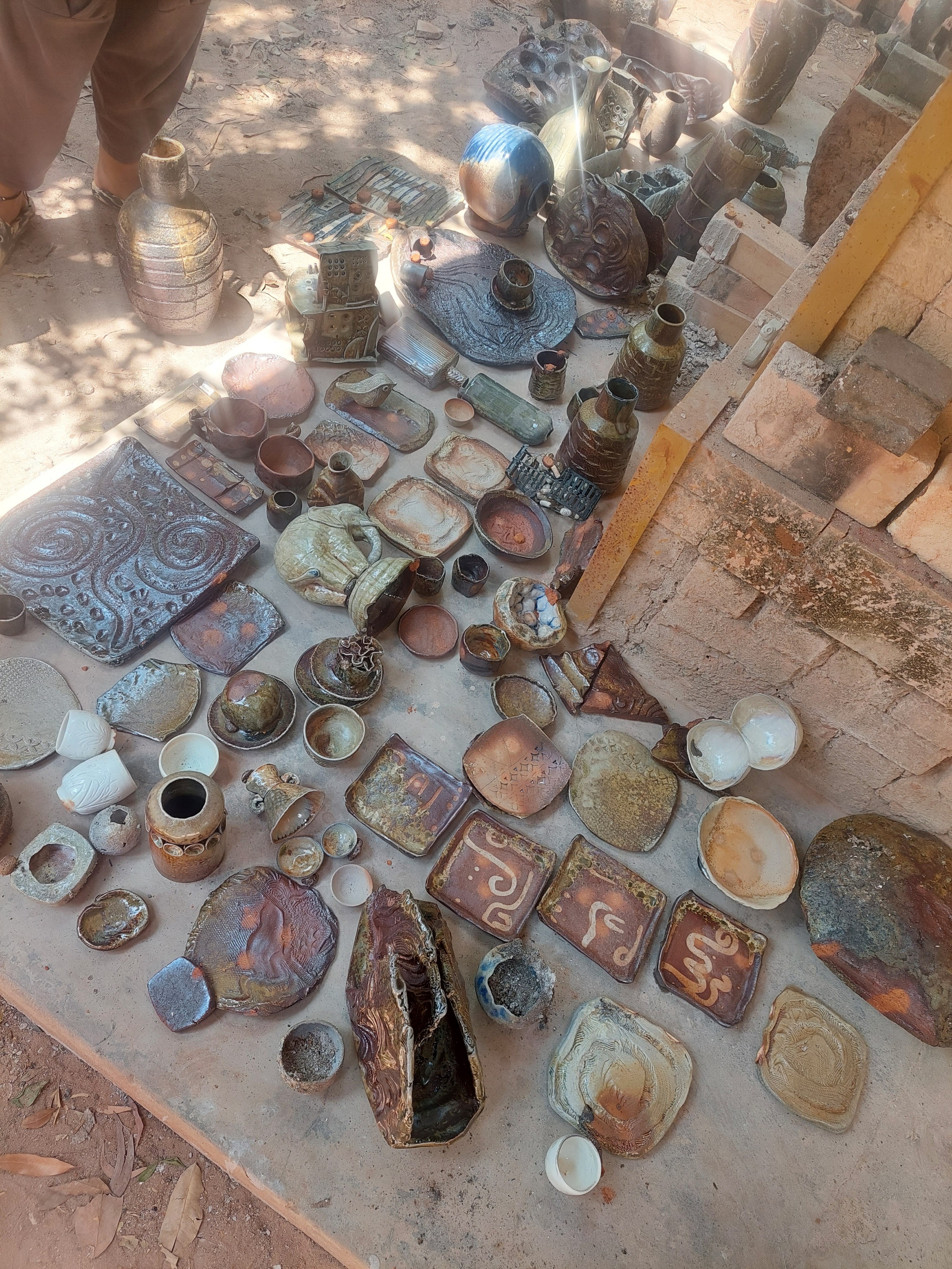 Дровяной обжиг в Индии — 2023. Керамика с историей. Елена Рогалёва