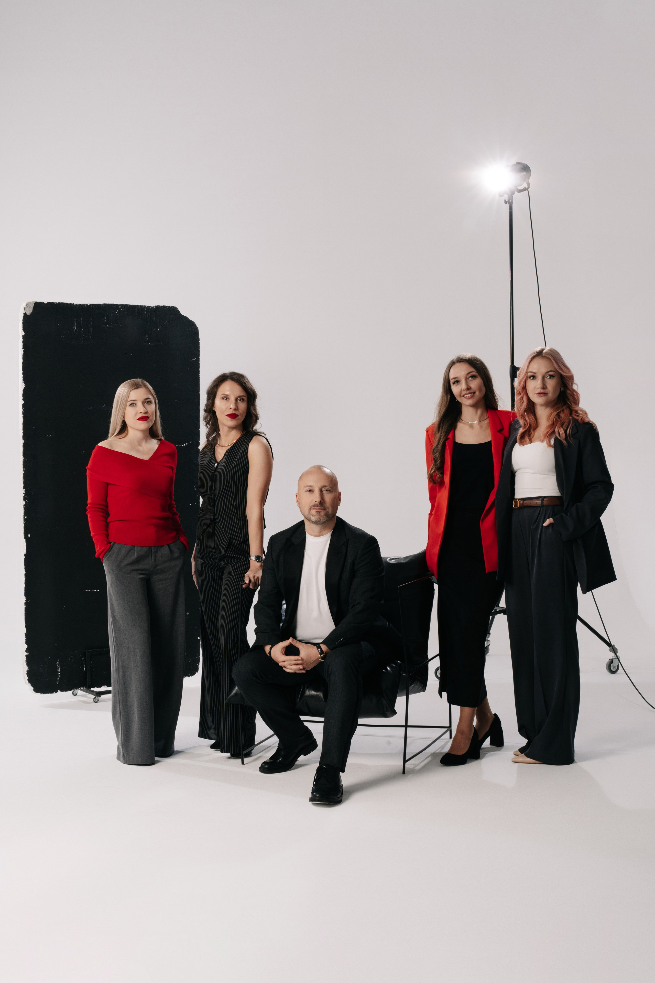 Бизнес фотосессия для сотрудников в фотостудии