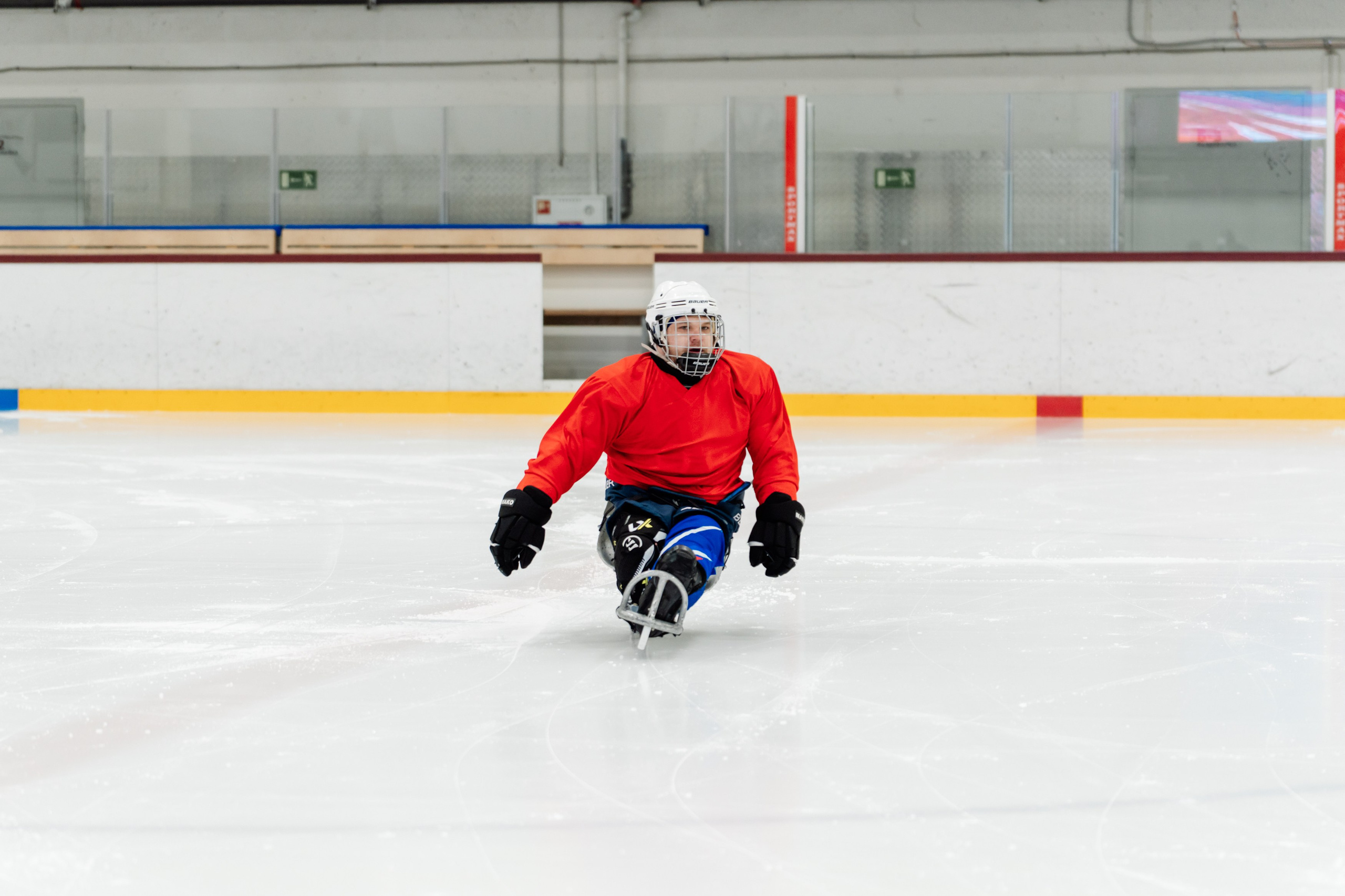 Игра в следж хоккей приуроченная 23.02.26 в арене Сталкер