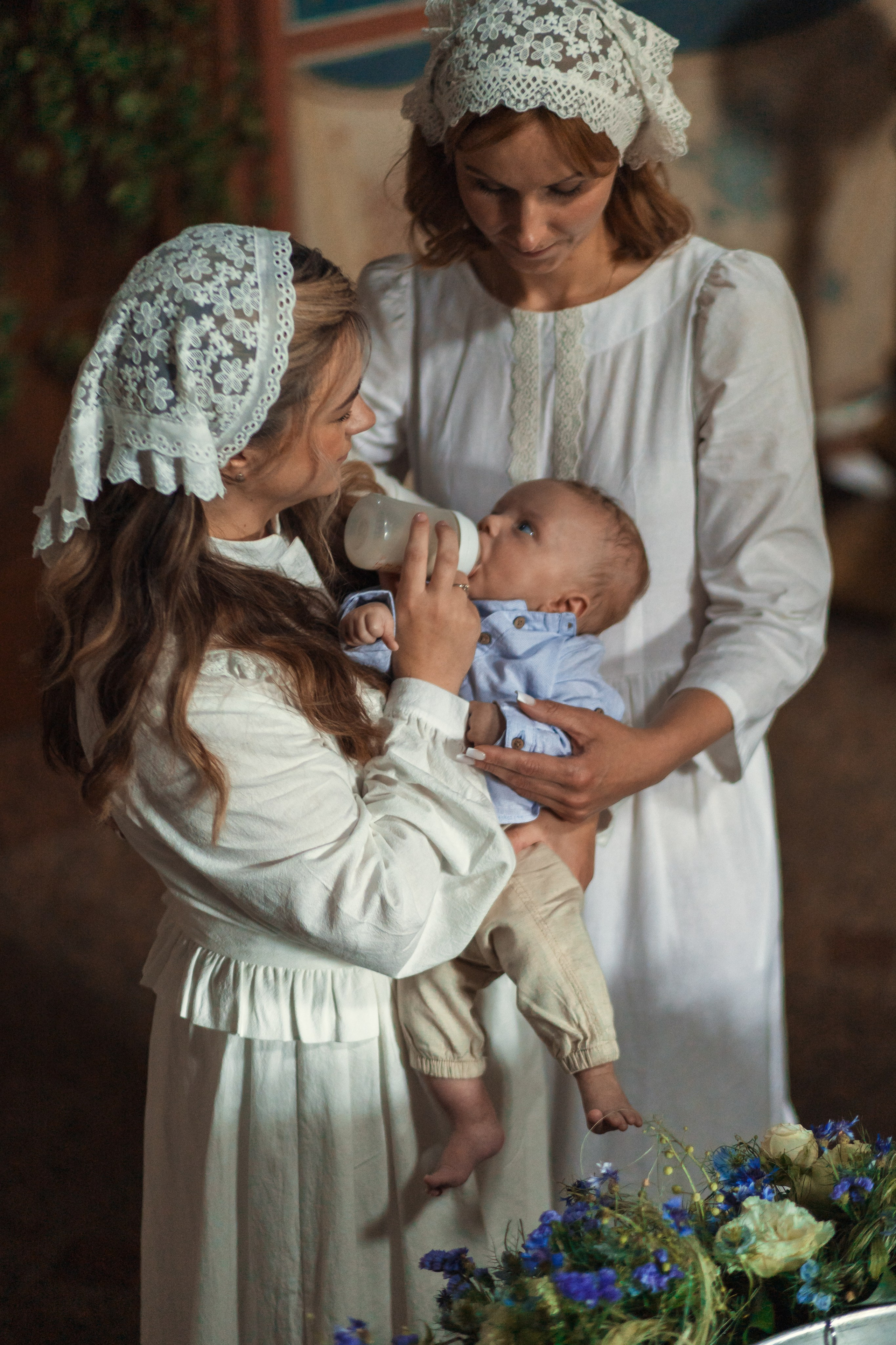 Крещение в Знаменской Церкви г. Переславль Залесский. Профессиональный фотограф в Москве и Мо Мария Шантарёва