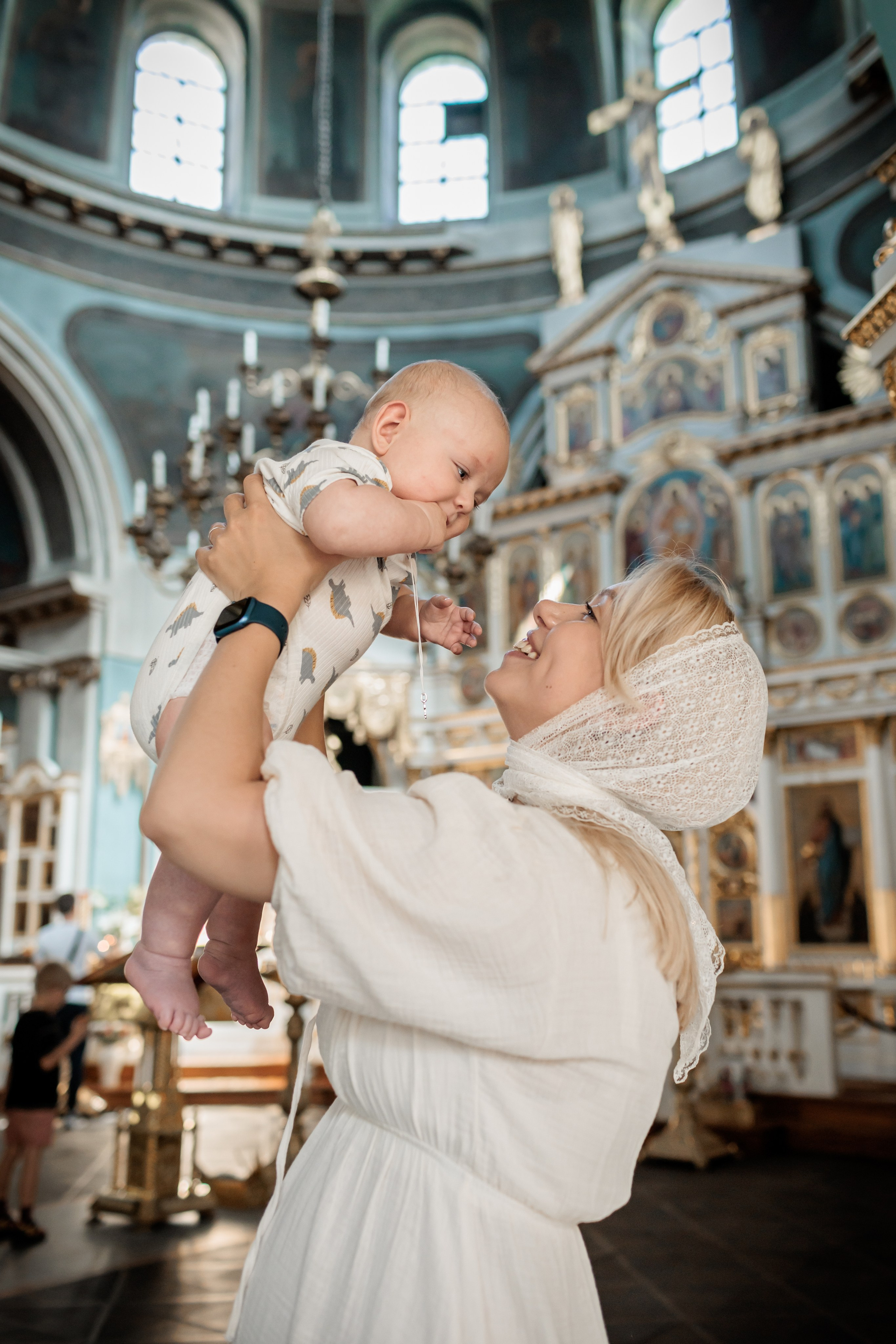 Крещение в Храме Успения Пресвятой Богородицы в Косино. Профессиональный фотограф в Москве и Мо Мария Шантарёва