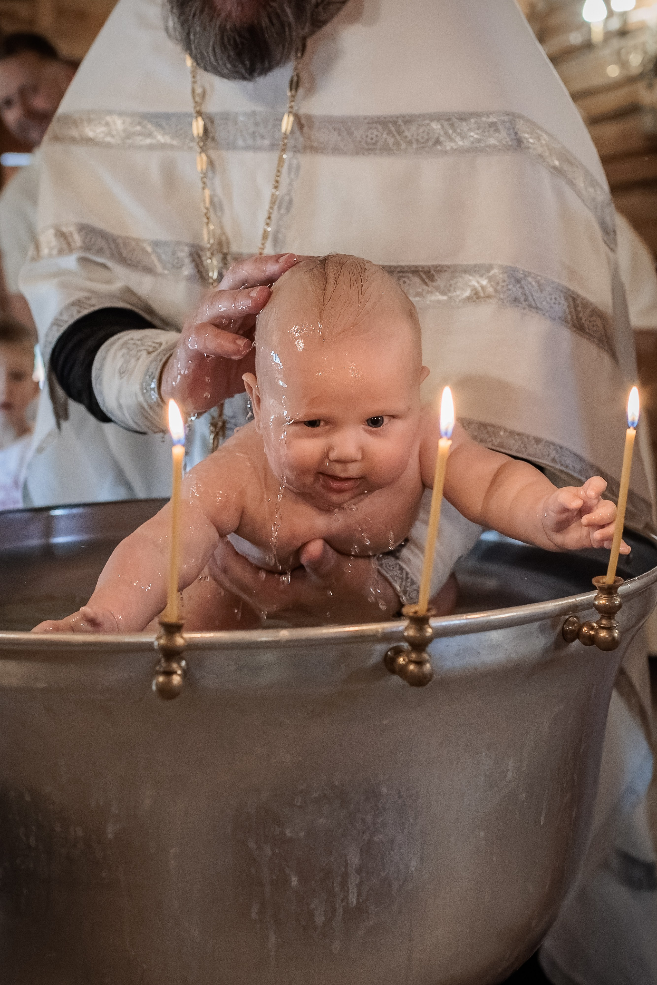 Крещение в Храме Успения Пресвятой Богородицы в Косино. Профессиональный фотограф в Москве и Мо Мария Шантарёва