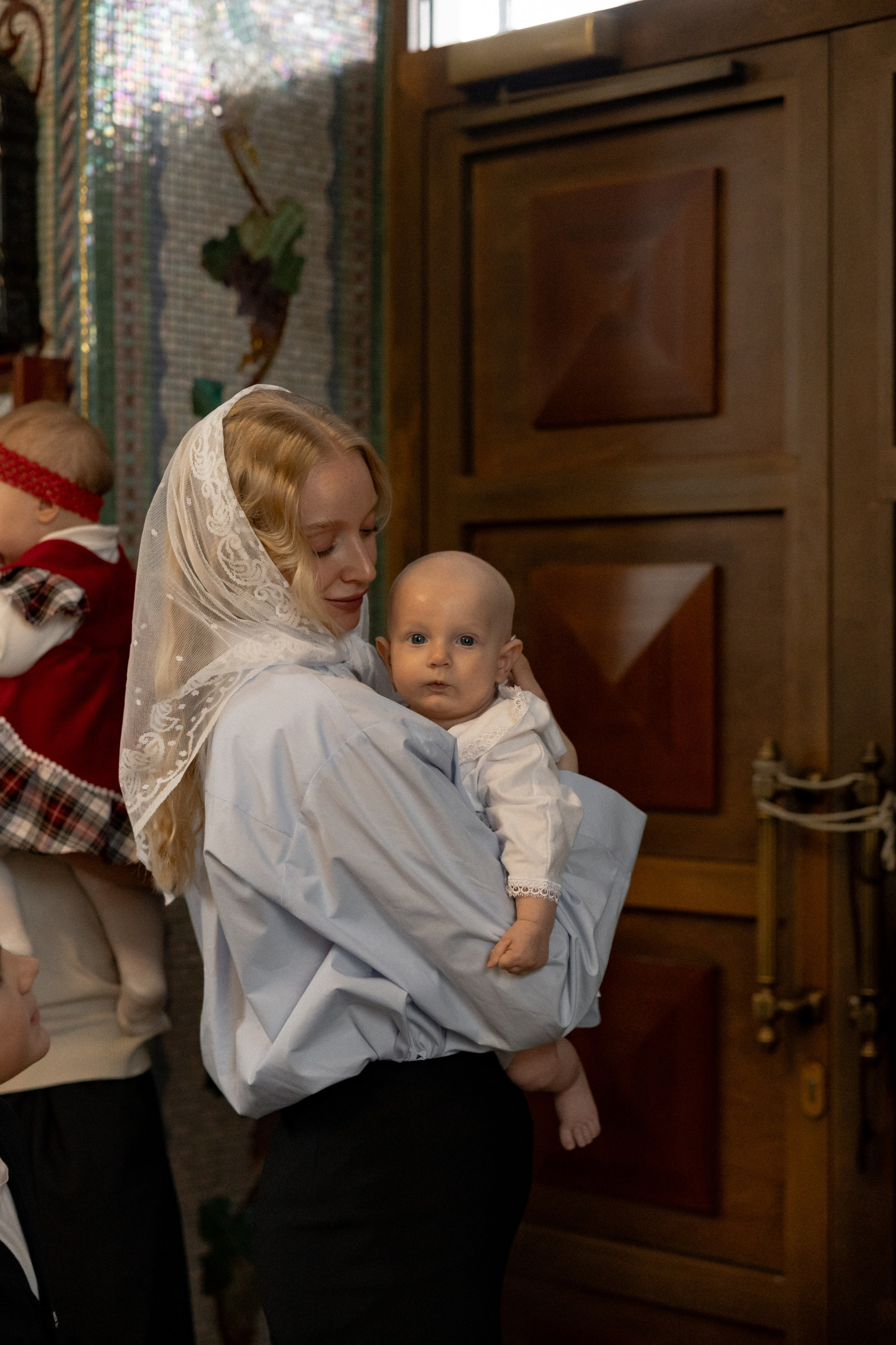 Крещение Ивана в часовне Серафима Саровского