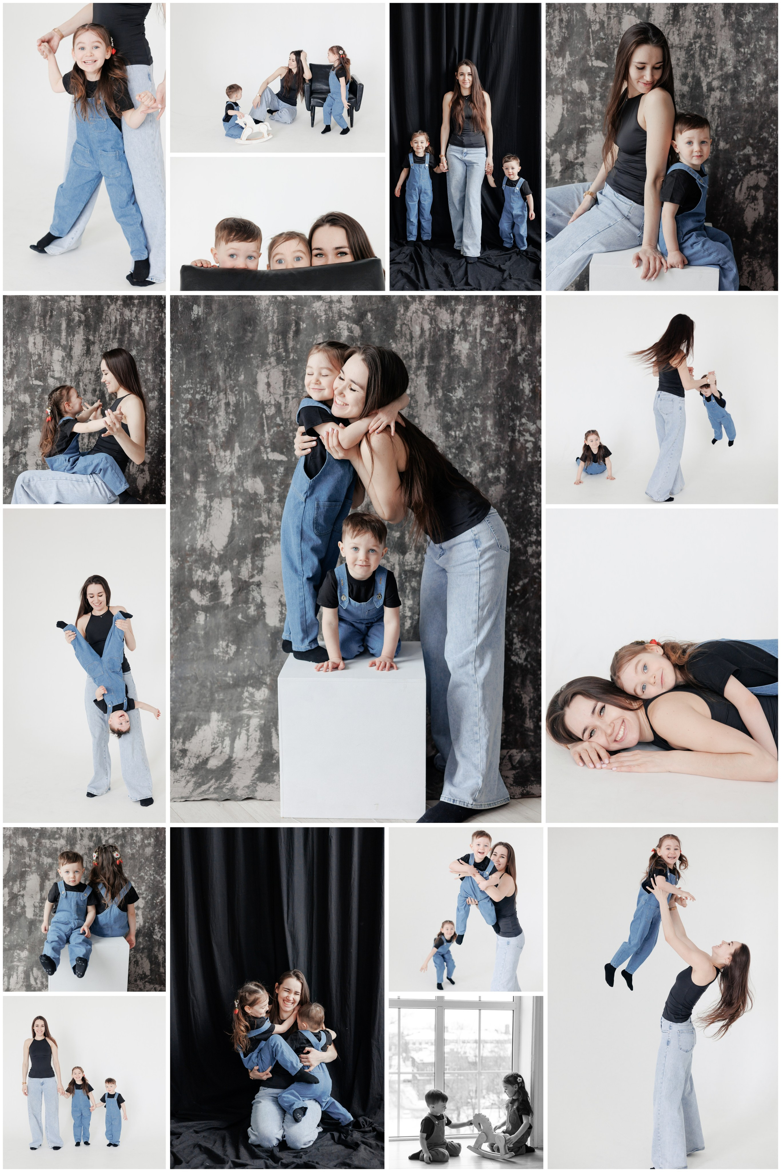 Семейная фотосессия в фотостудии и на природе в Твери. Свадебный и семейный фотограф в Твери и Тверской области