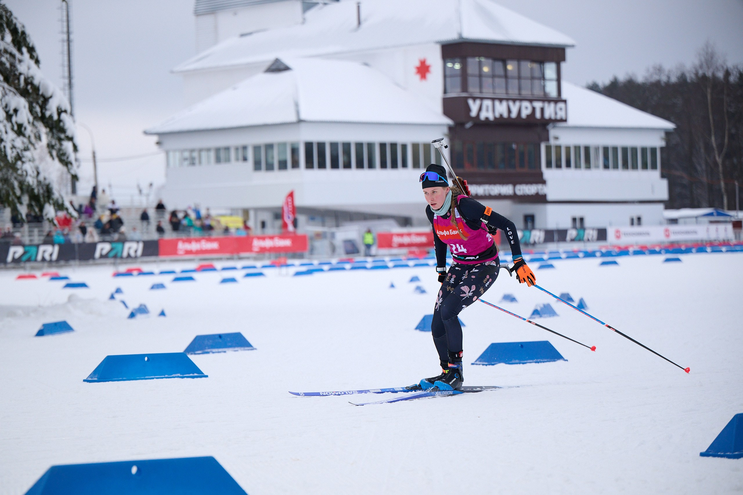 Биатлон. Чемпионат России — 2024/2025, 3-й этап, Ижевск. Ижевская винтовка. Спортивный репортажный фотограф в Ижевске Сергей Мерзляков
