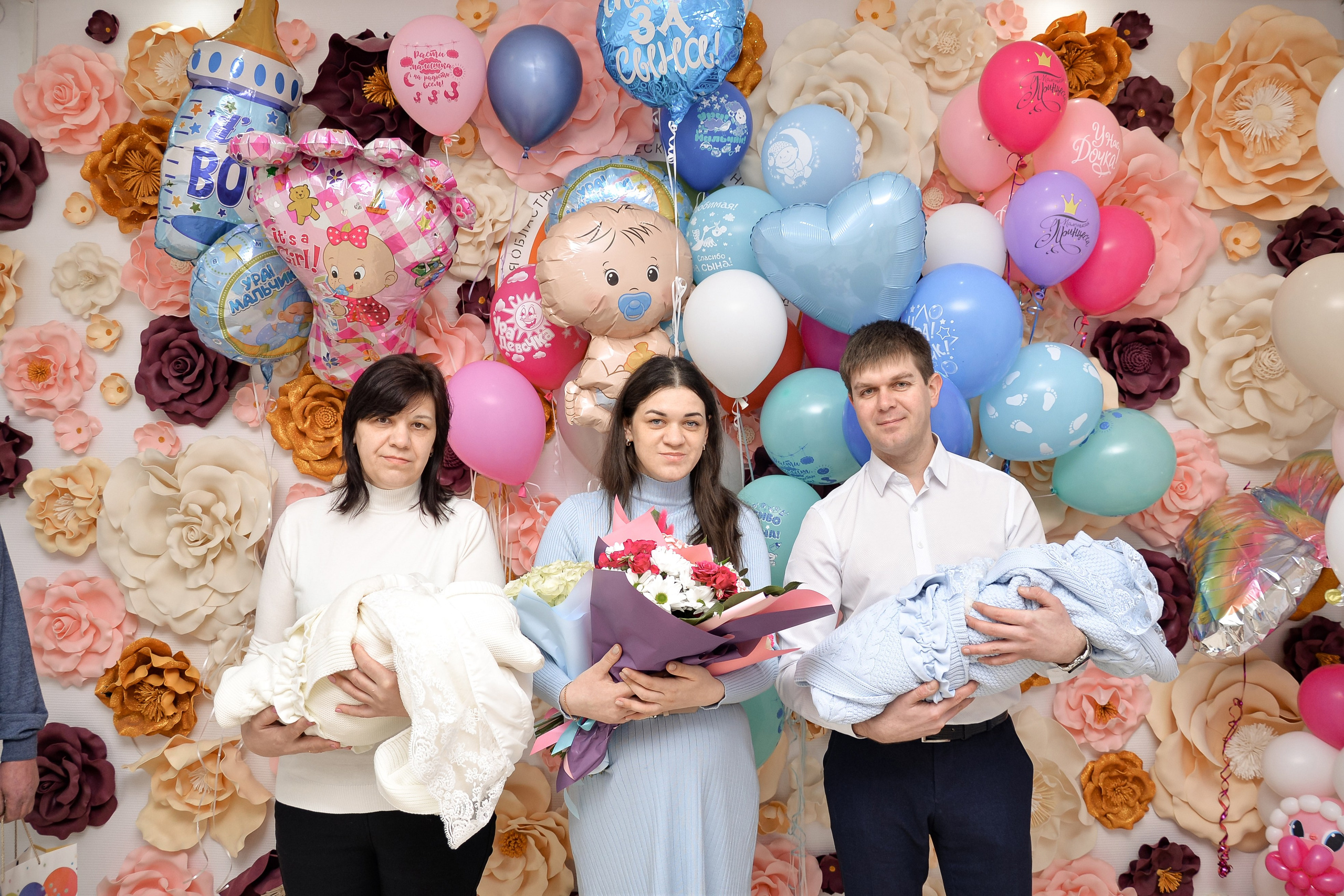 Выписка Королевской двойни. Семейный и свадебный фотограф Галина Абакумова, фотосессии в Белгороде