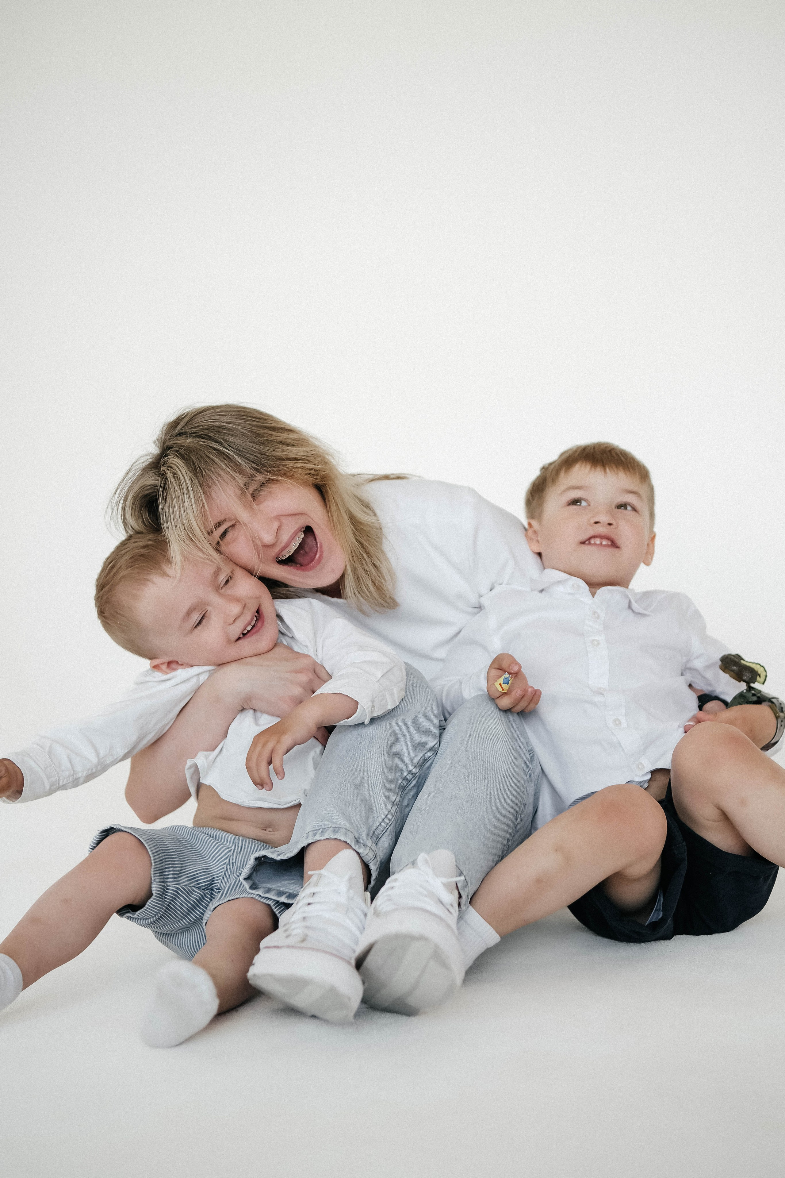 Большая семейная фотосессия из 8 человек. Главная