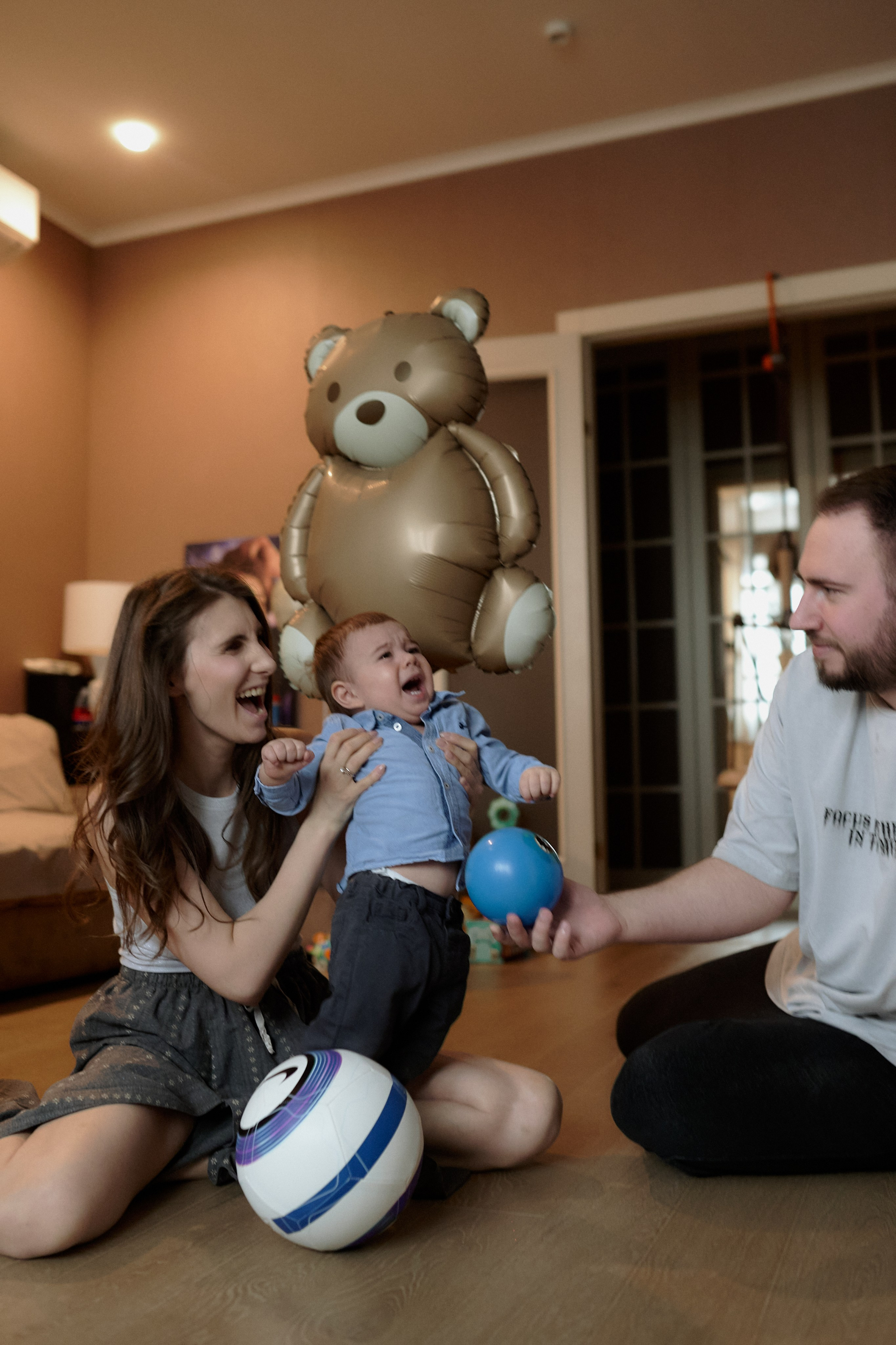 Мише годик (домашнее). Семейный и свадебный lifestyle-фотограф в Москве Мария Петрова