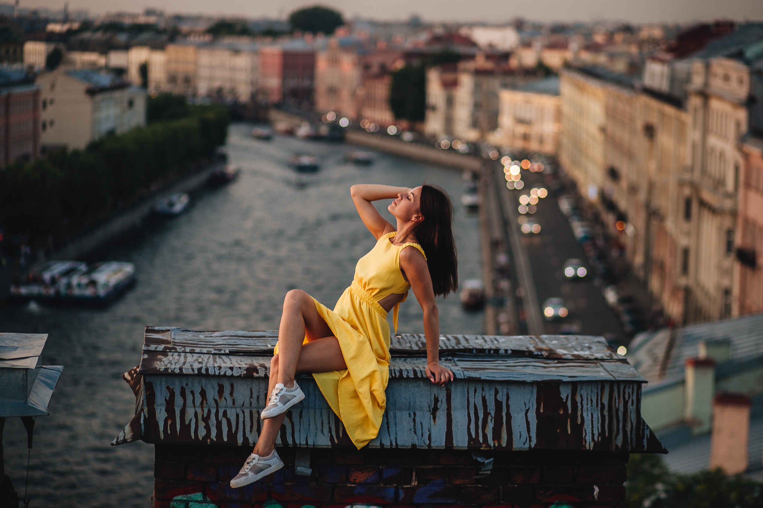 Прогулка по крышам Питера. Семейный фотограф Анастасия Паршикова