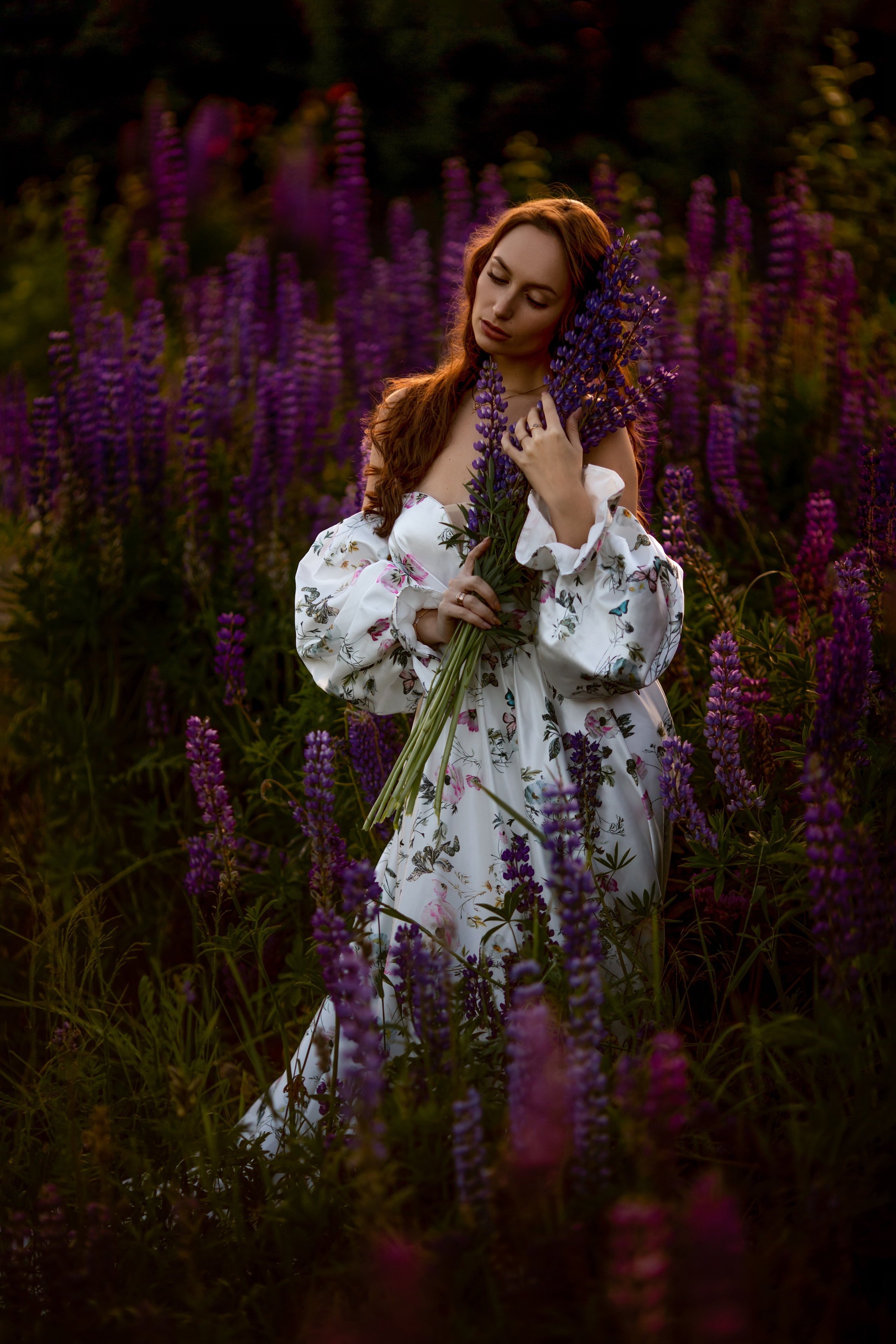 Люпиновая романтика. Детский и семейный фотограф в Санкт-Петербурге Алтухова Ольга