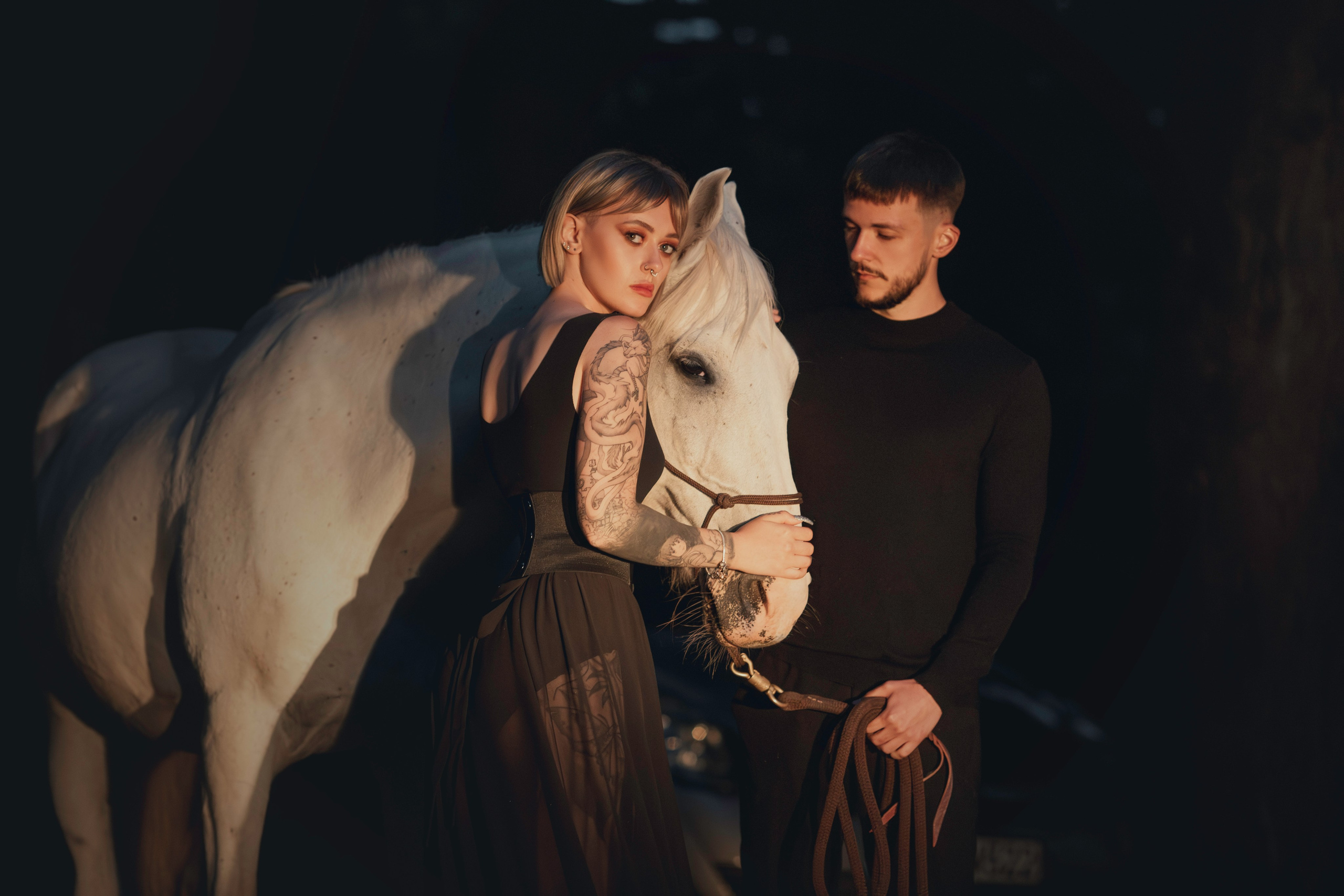 Портрет с лошадьми. Photograpther Gracheva Sveta