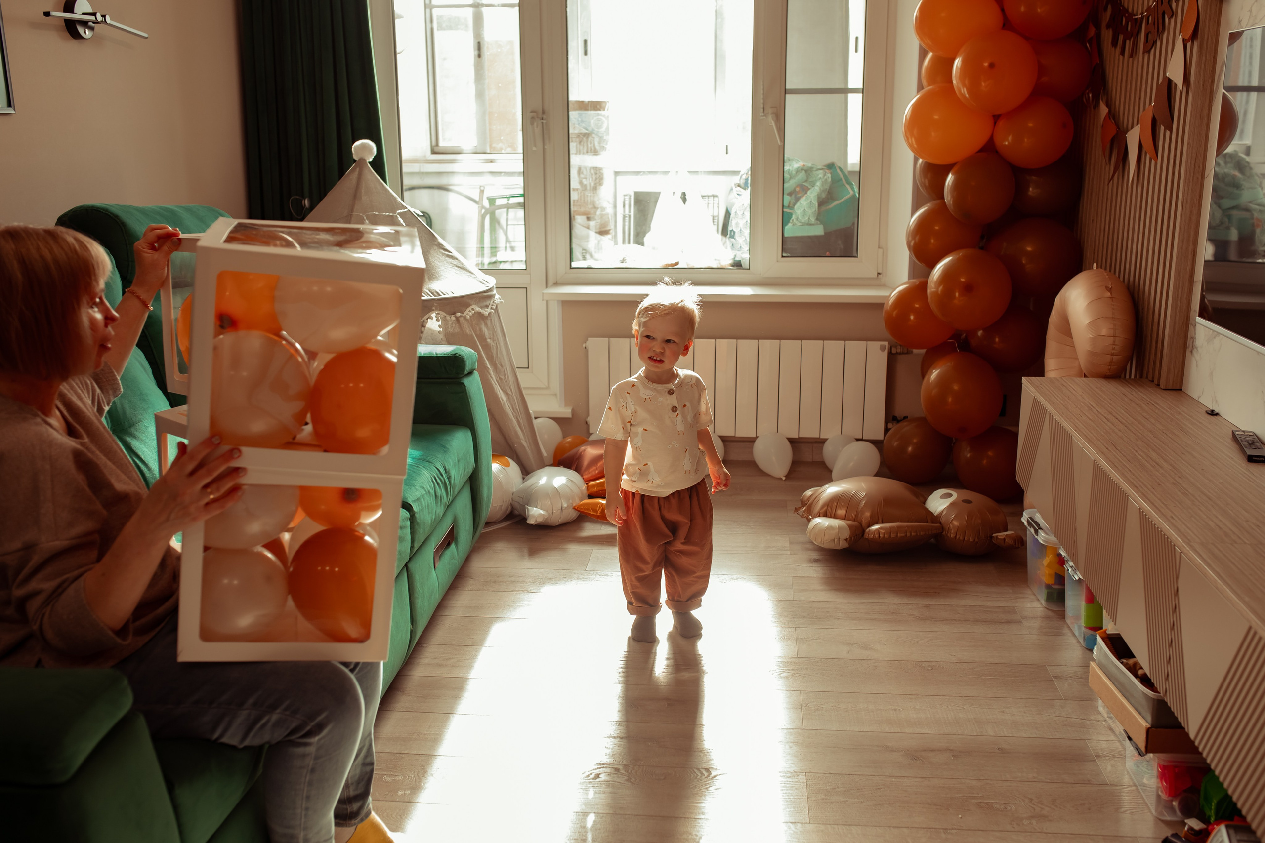 День рождение Арсения+домашняя съемка. Семейный и детский фотограф в Москве Дорогова Екатерина