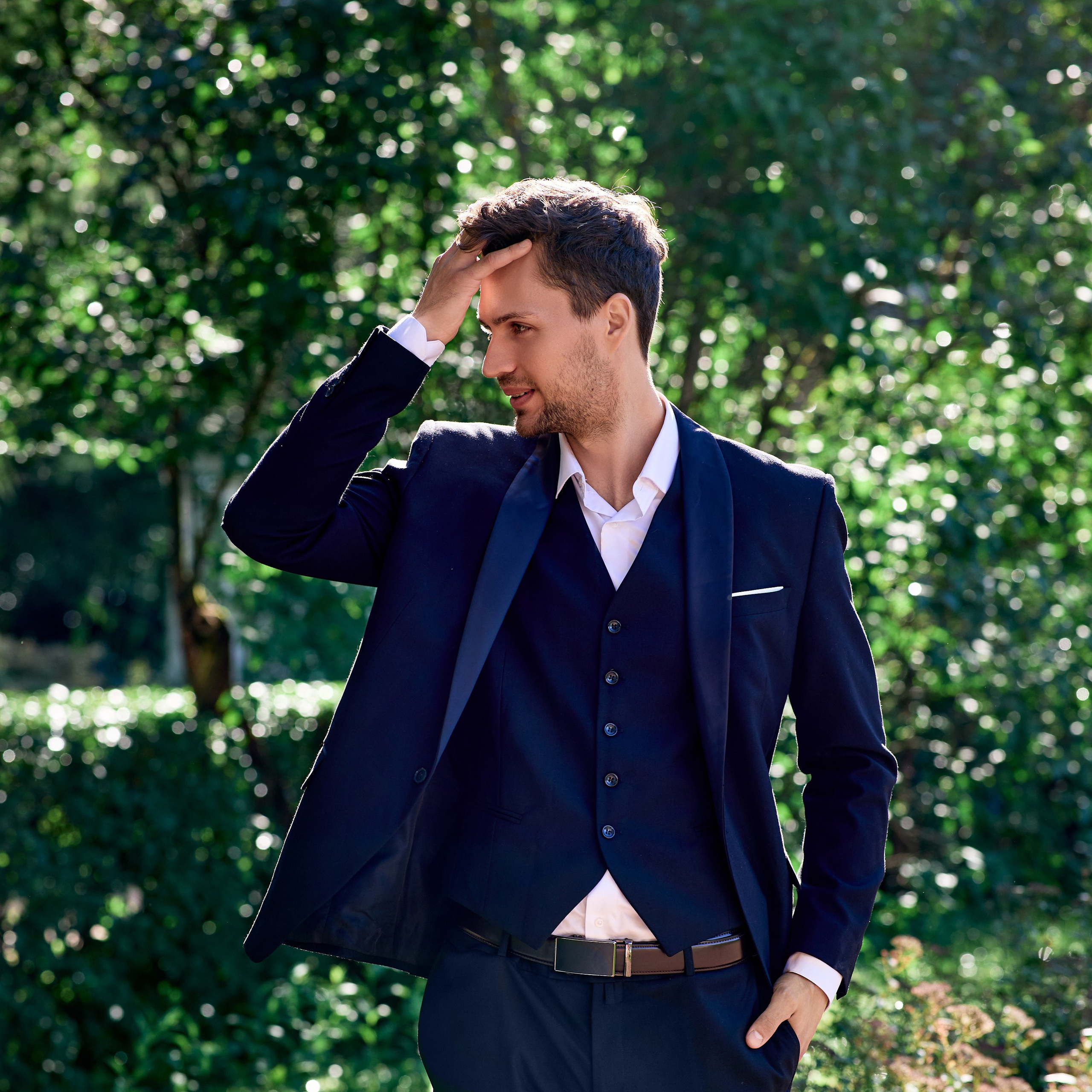 Свадебная прогулка в парке Горького в Москве