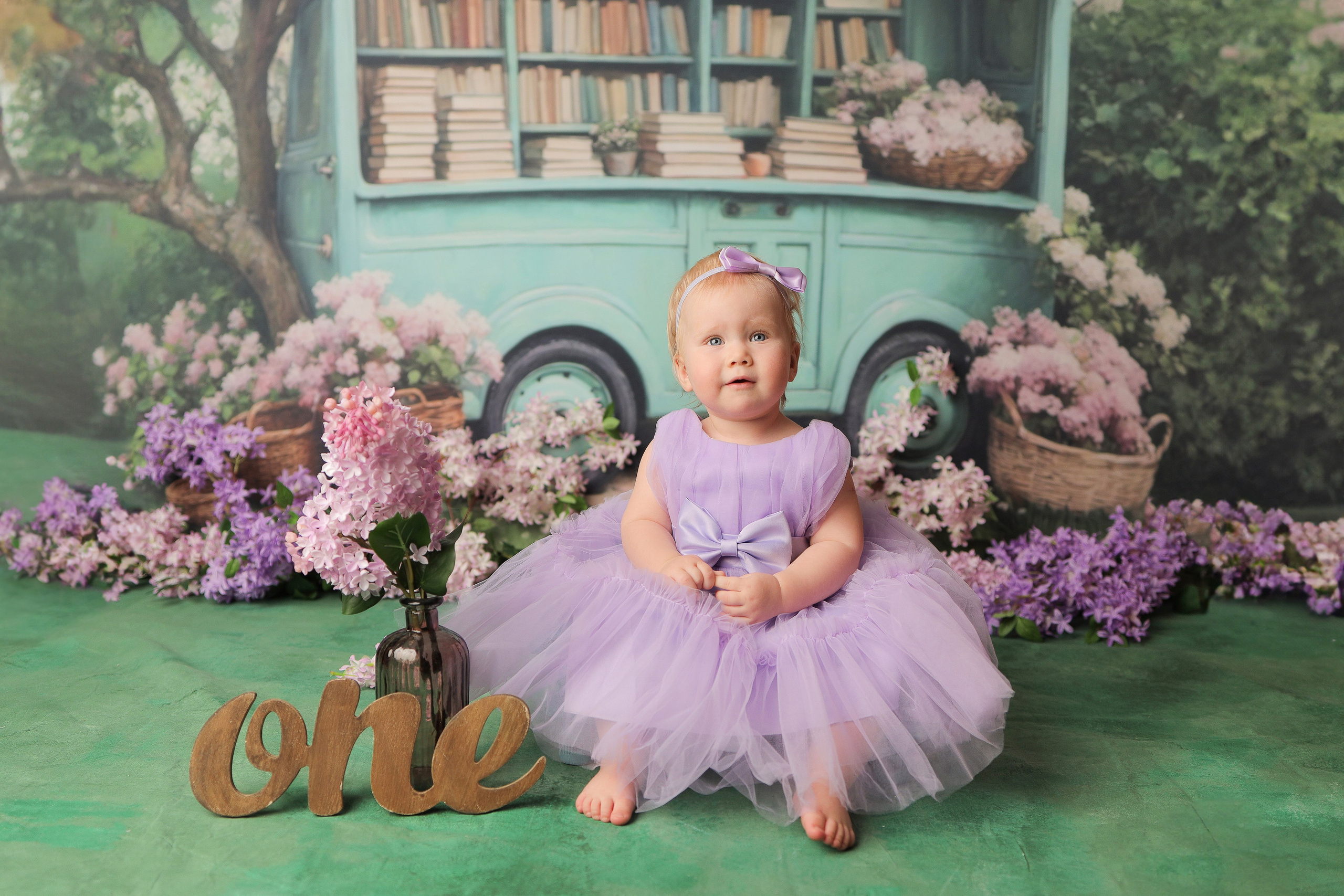 Полина, 1 годик. Фотограф новорожденных в Новокузнецке Анна Горошникова