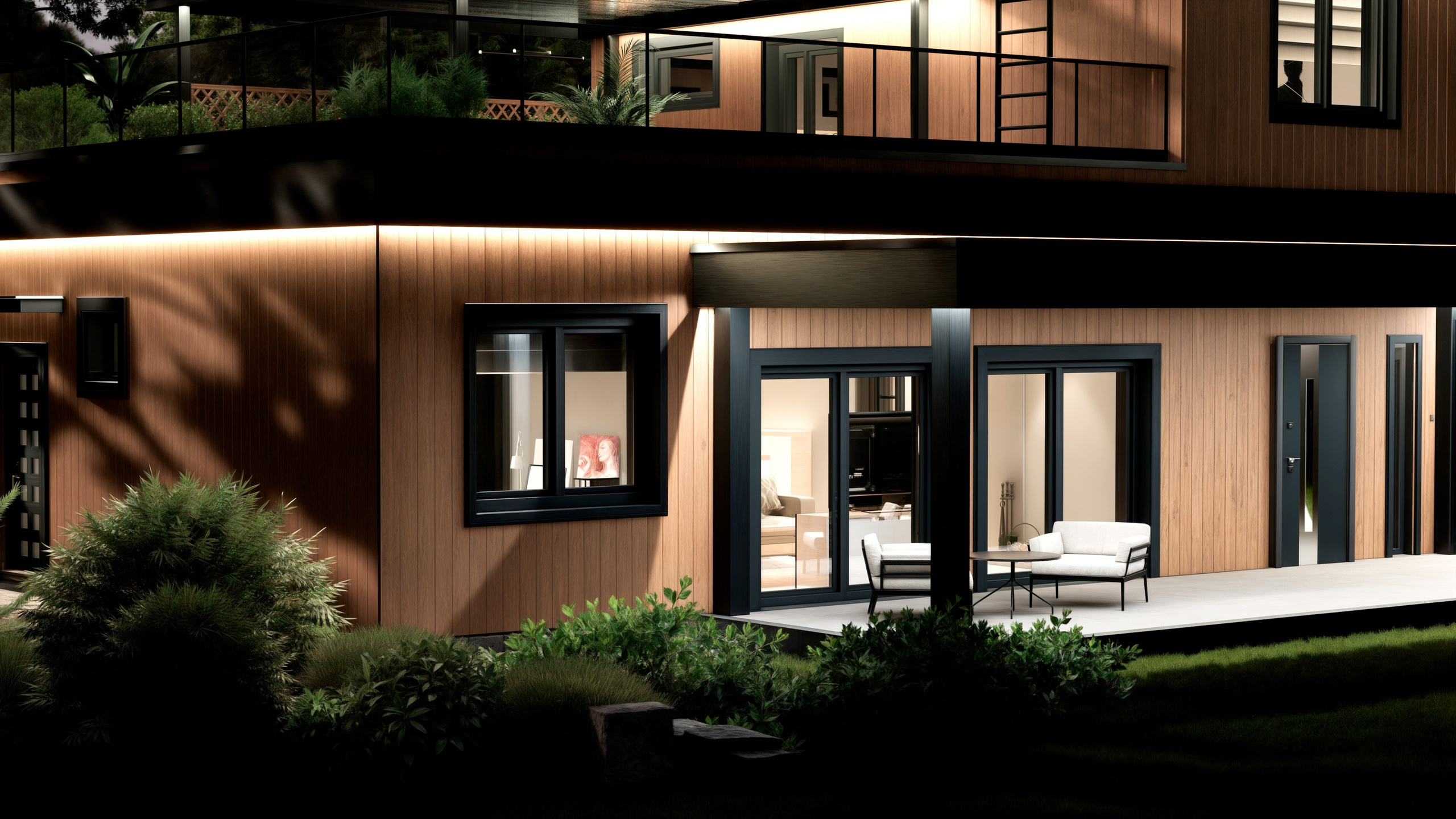 Жилой дом двухэтажный. Главная