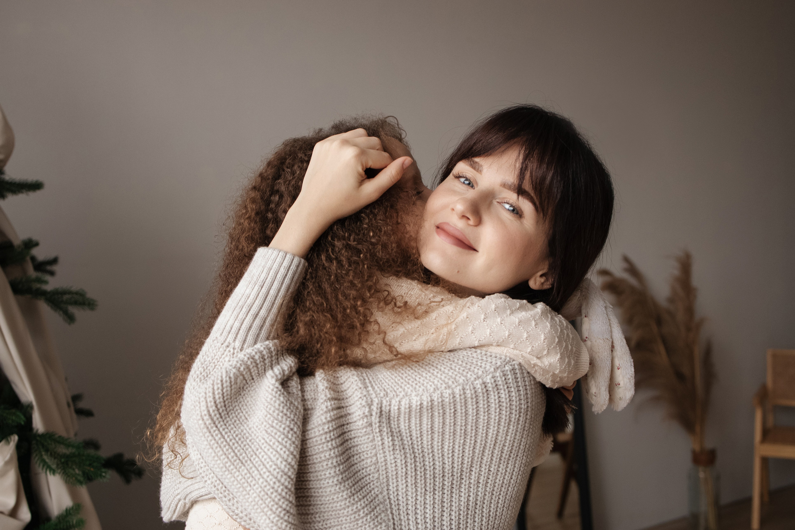 В ожидании сестренки перед Новым годом. Фотограф Новосибирск