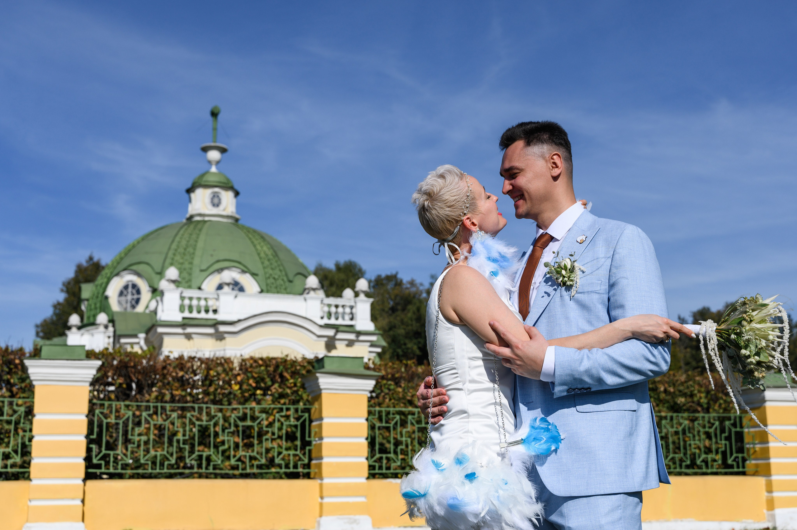 Свадебная фотосессия Дворец бракосочетания № 1. Свадебный фотограф Москва Юрий Кульман