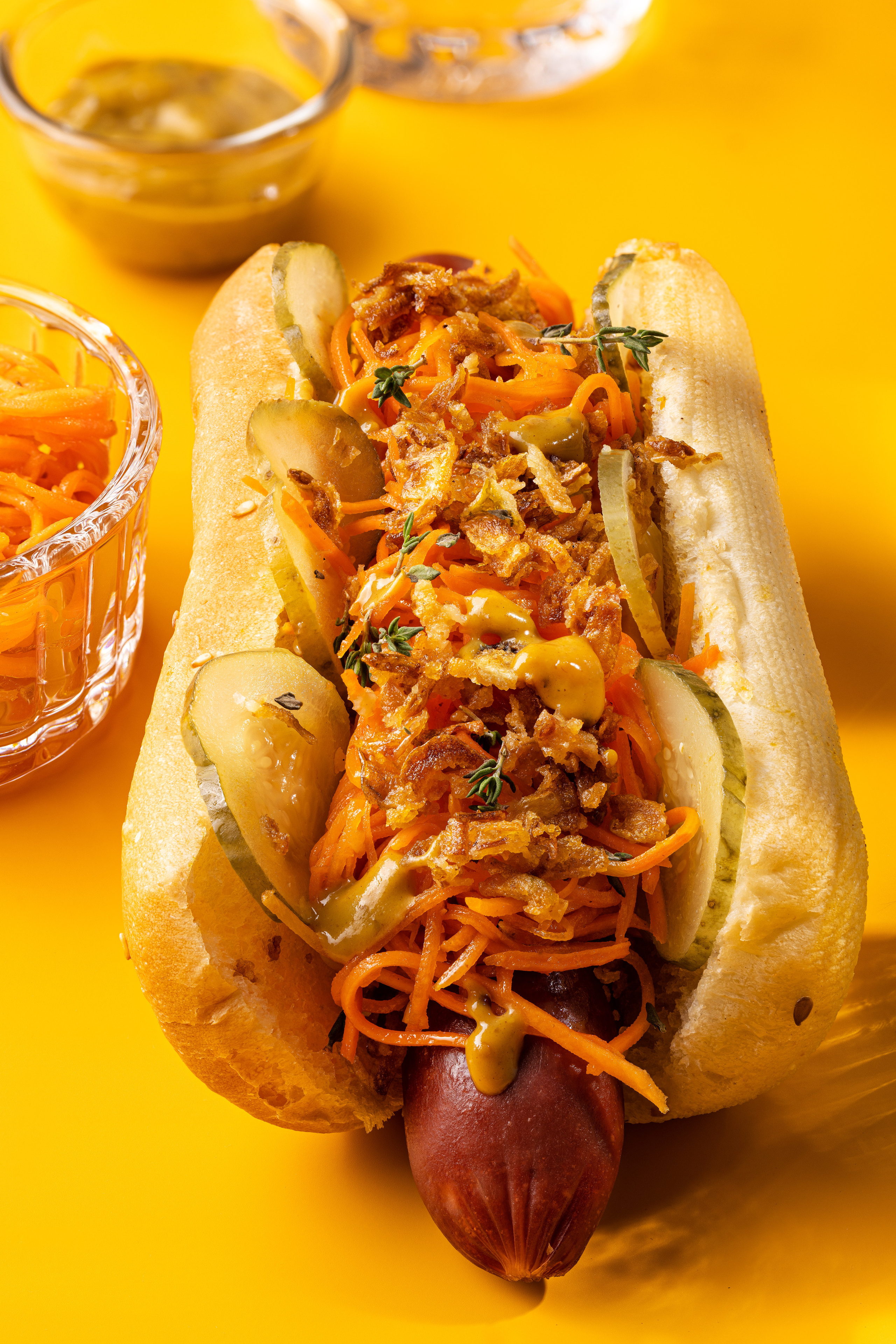 Hot dog. Юлия Космо — фуд-фотограф, предметный стилист, Москва