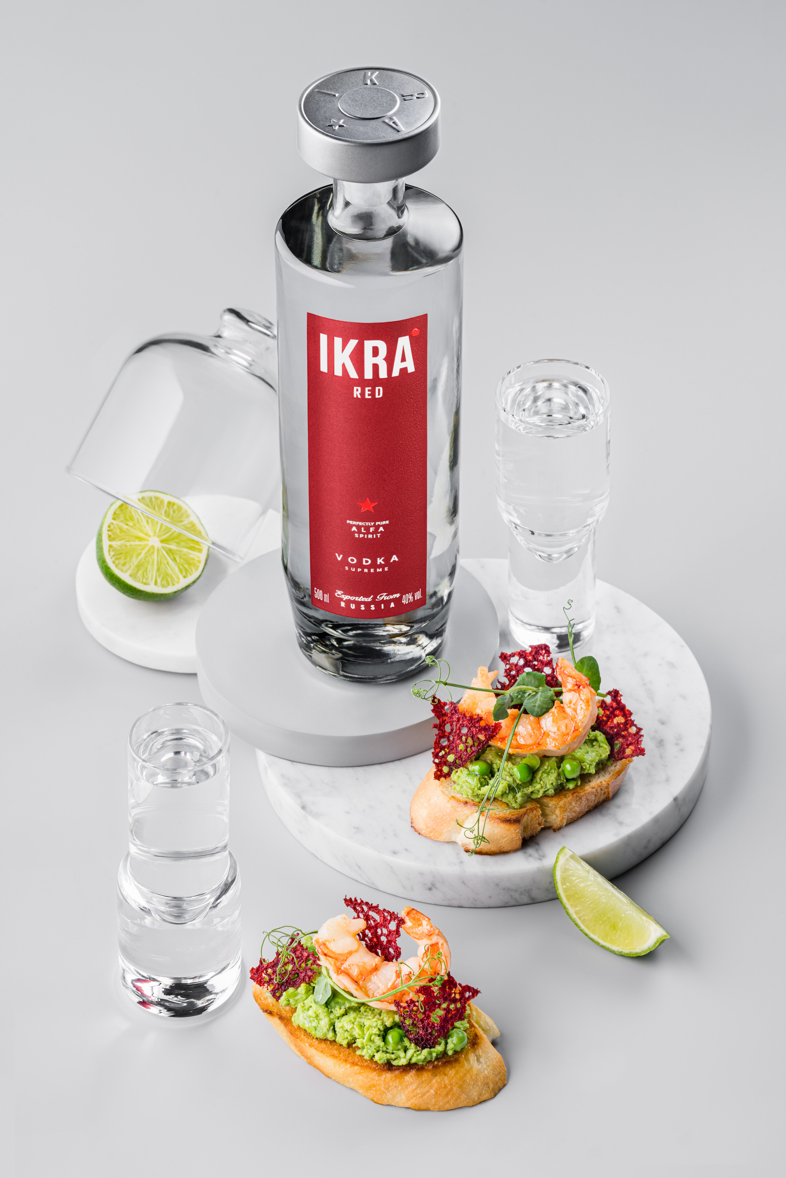 Икра водка. Юлия Космо — фуд-фотограф, предметный стилист, Москва