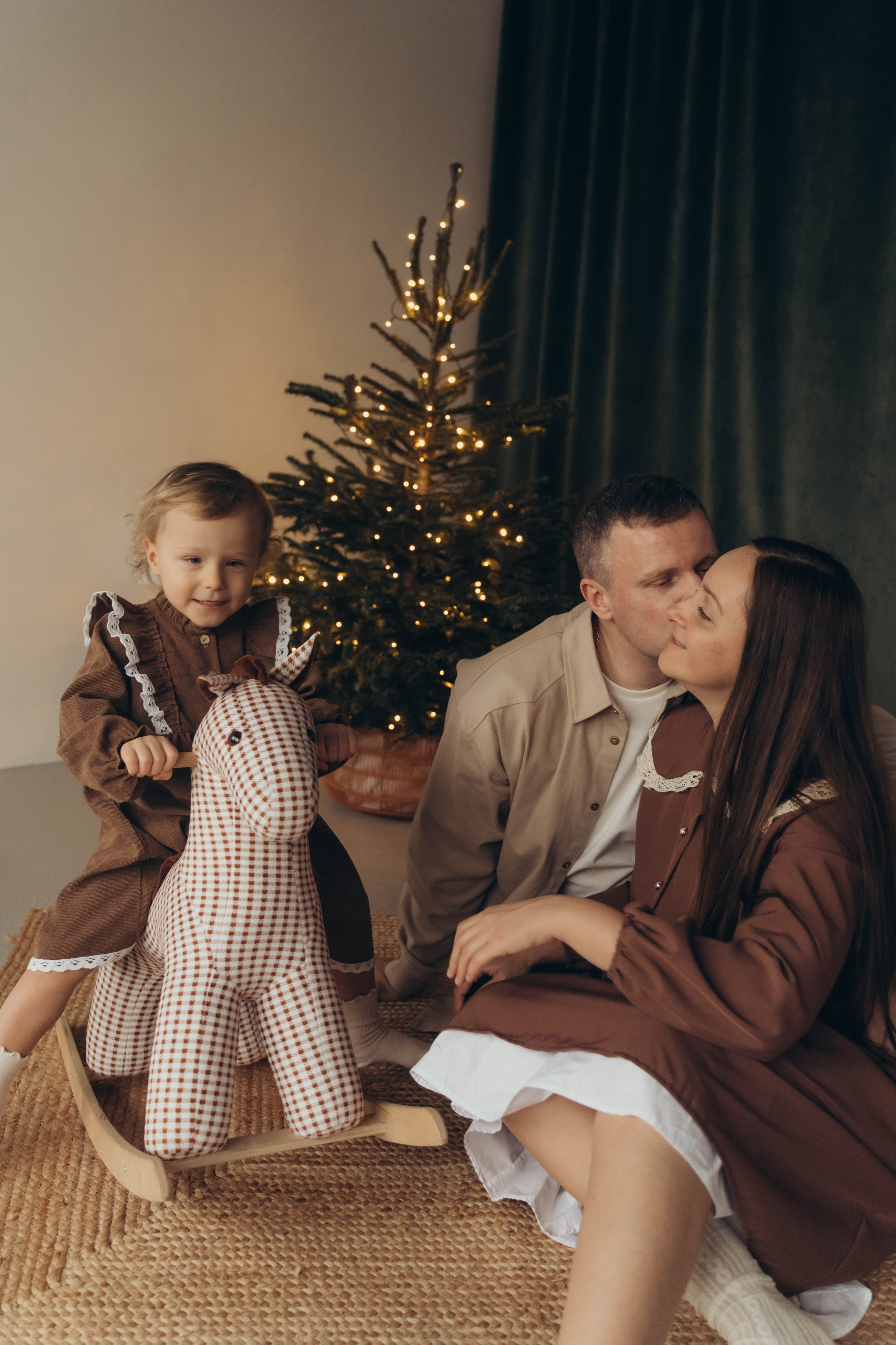 Екатерина, Николай и малышка Аня