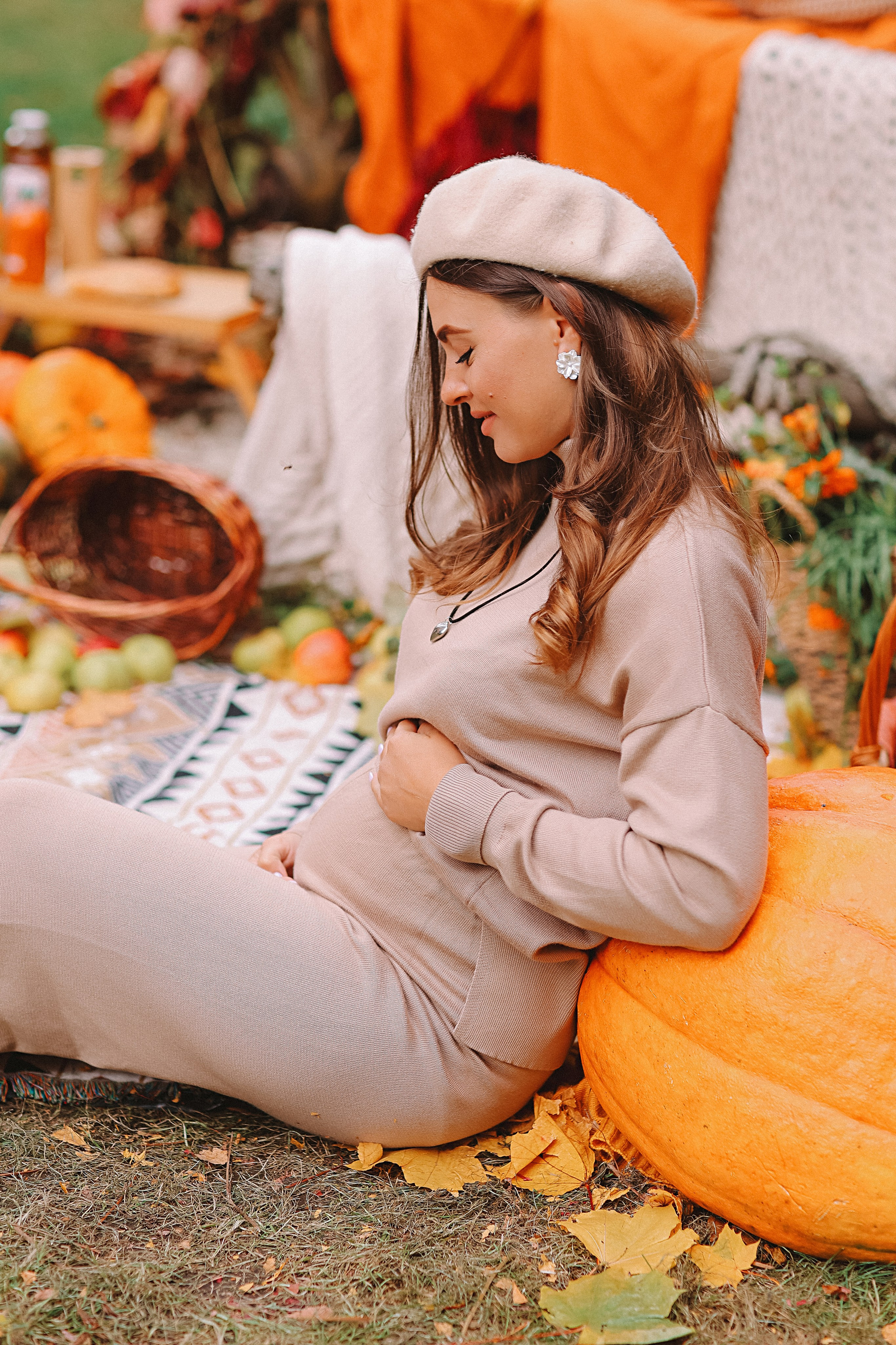 Тыквы. Семейный фотограф Тюмень, фотограф на роды Салмина Мария