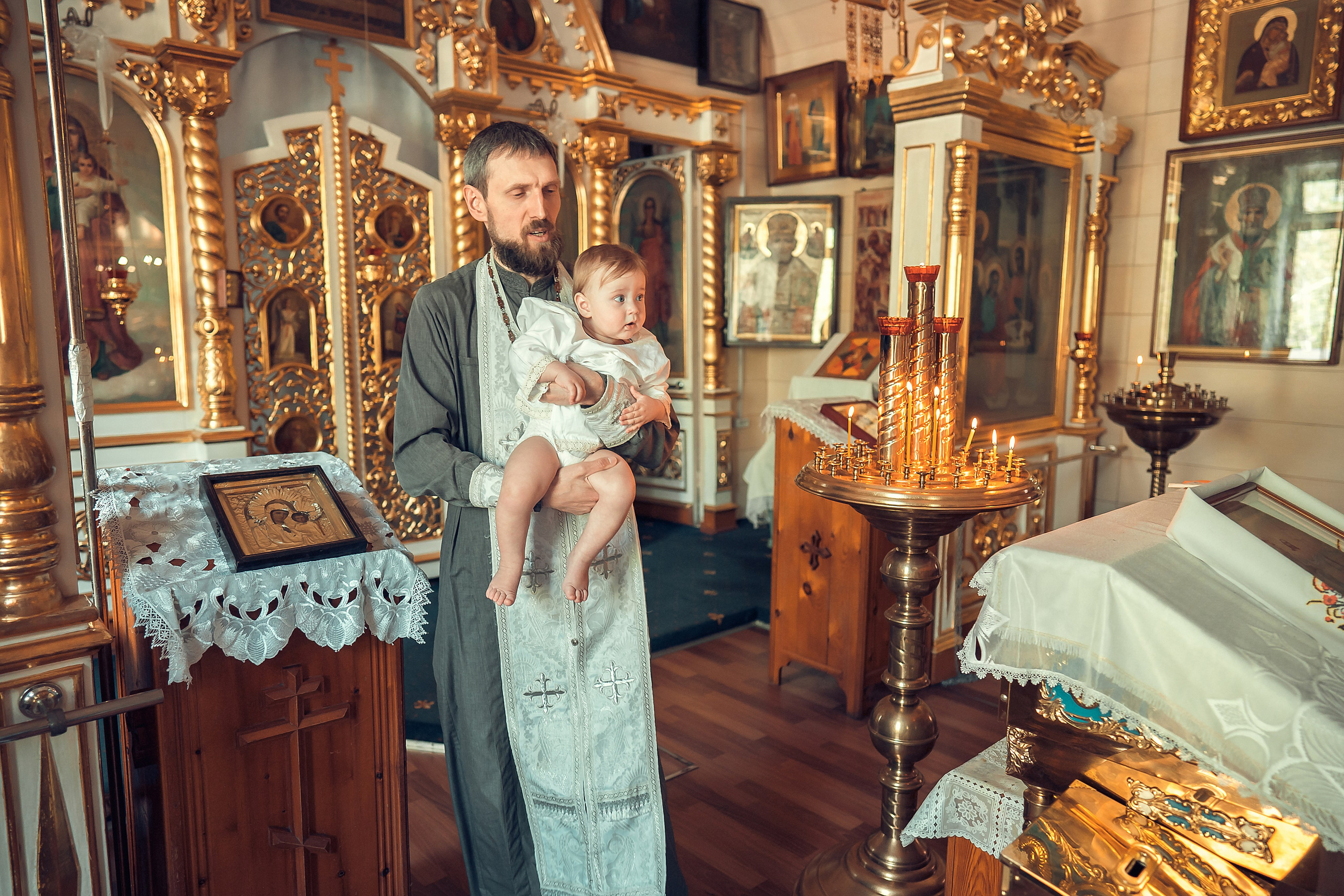 Крещение Тимофея Николаевский храм. Фотограф на Крещение и Венчание в Красноярске Рамазанова Юлия