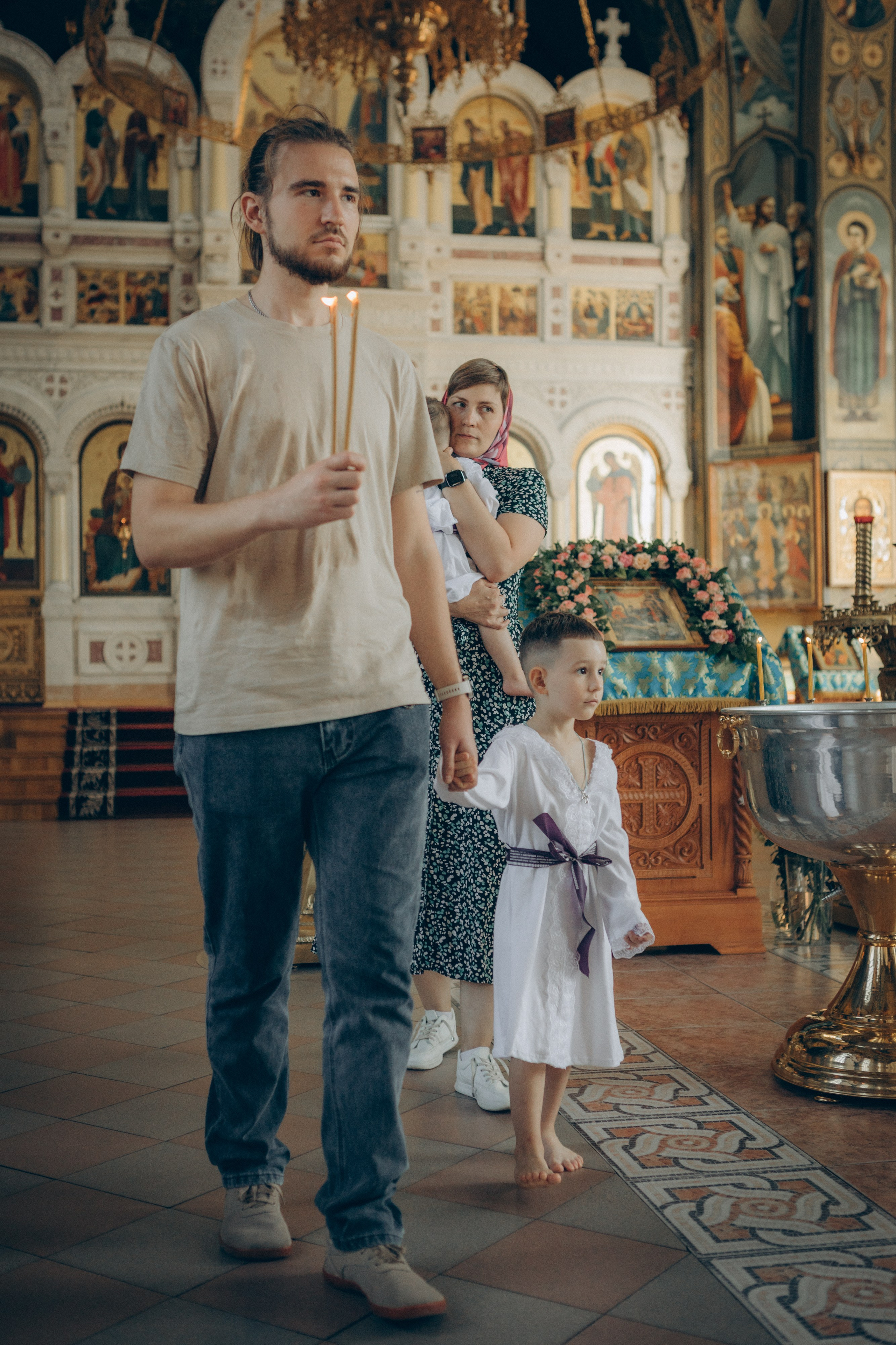 Крещение Николая и Даниила. Семейный фотограф и фотограф на роды в Ростове-на-Дону Мухина Виктория
