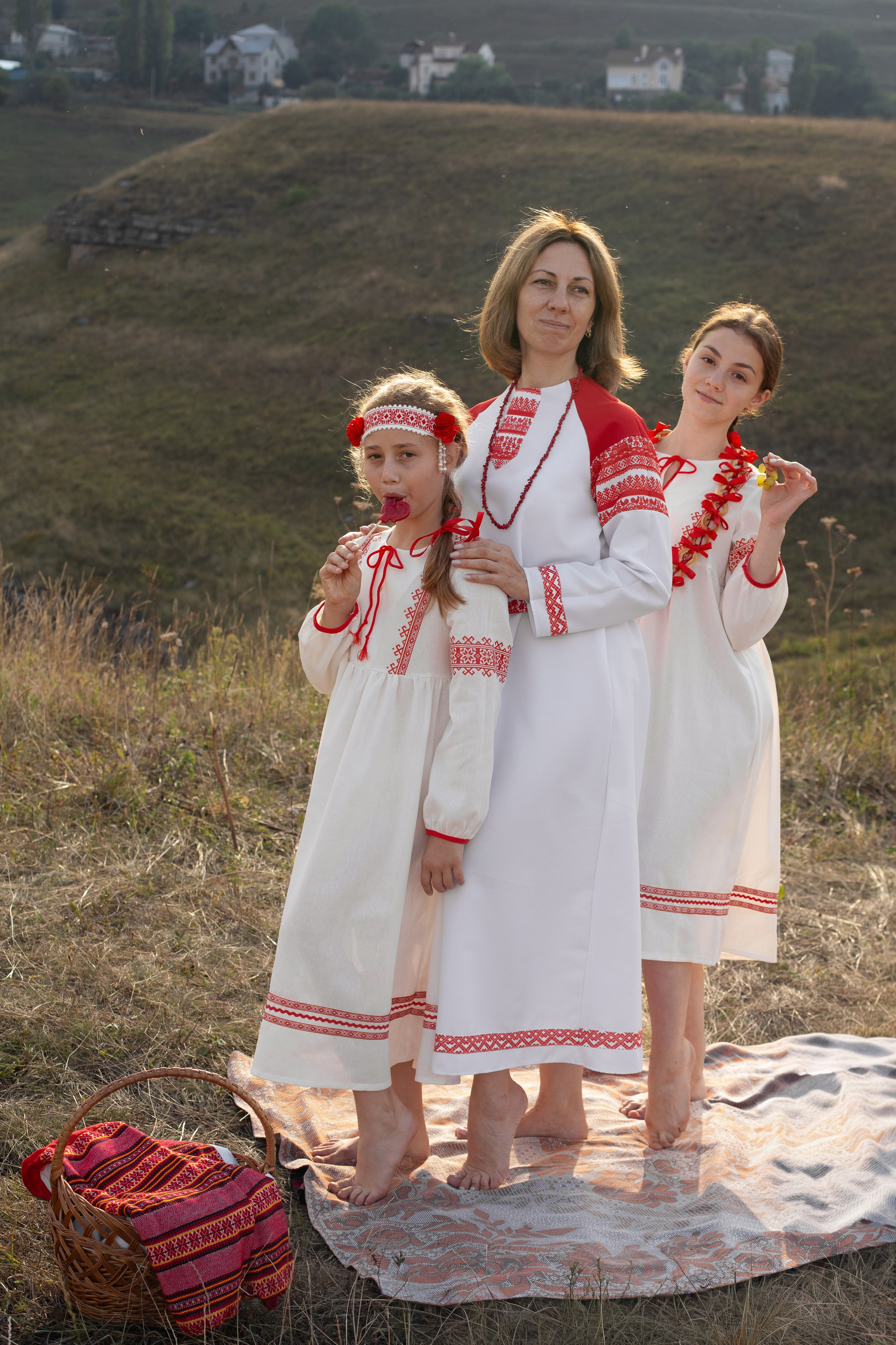 Семейный пикник на природе