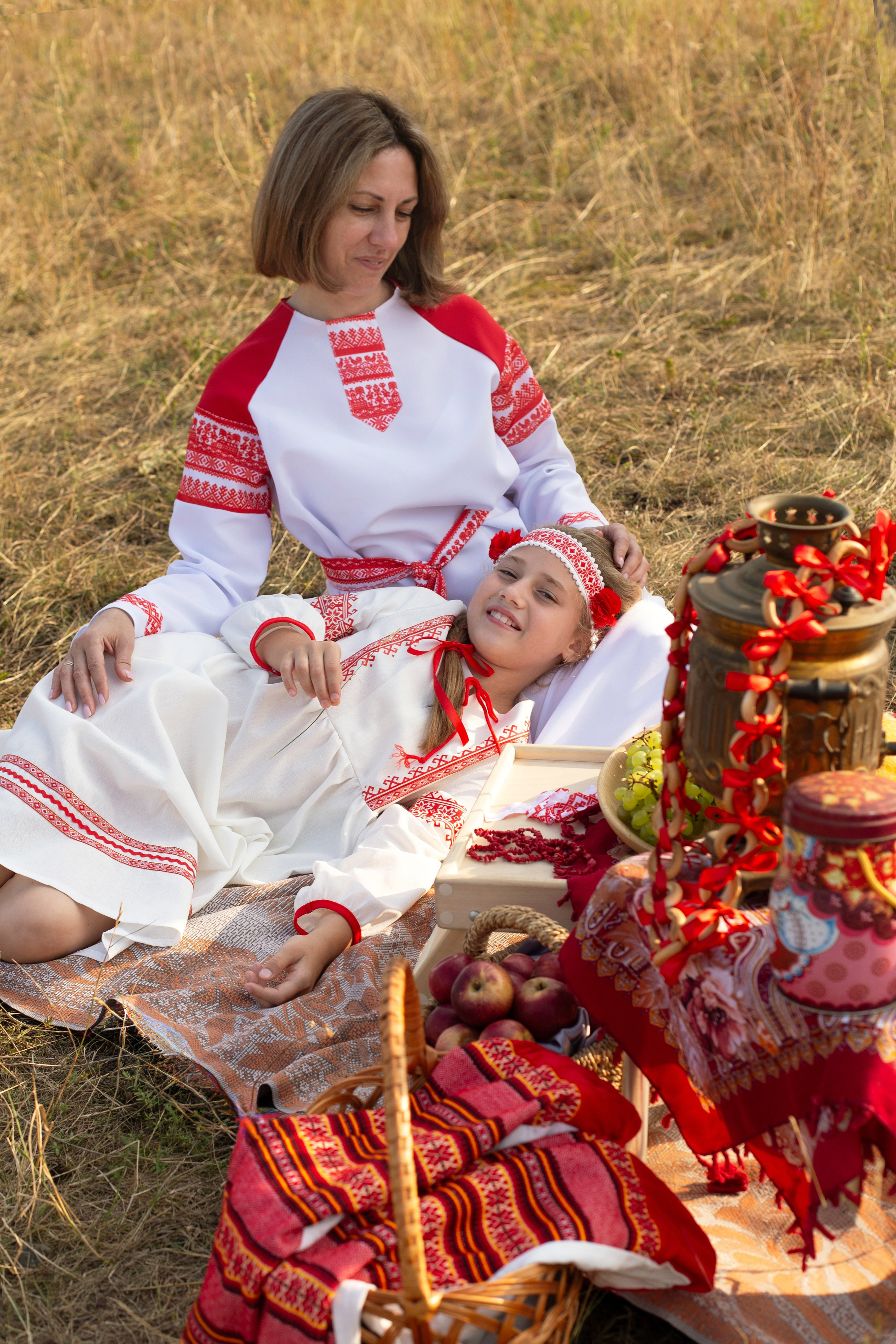 Семейный пикник на природе