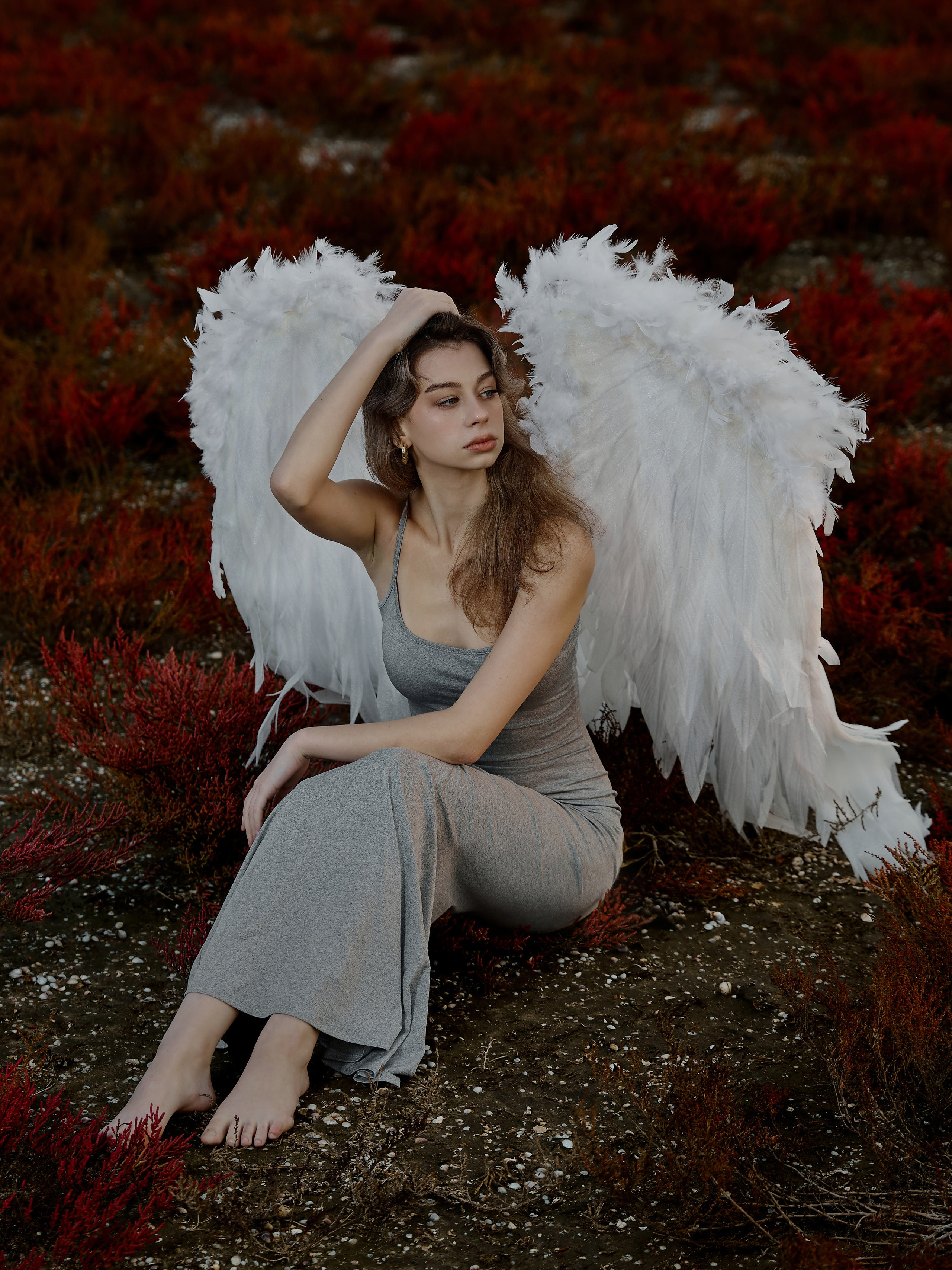 Фотосессия для Лизы в образе ангела