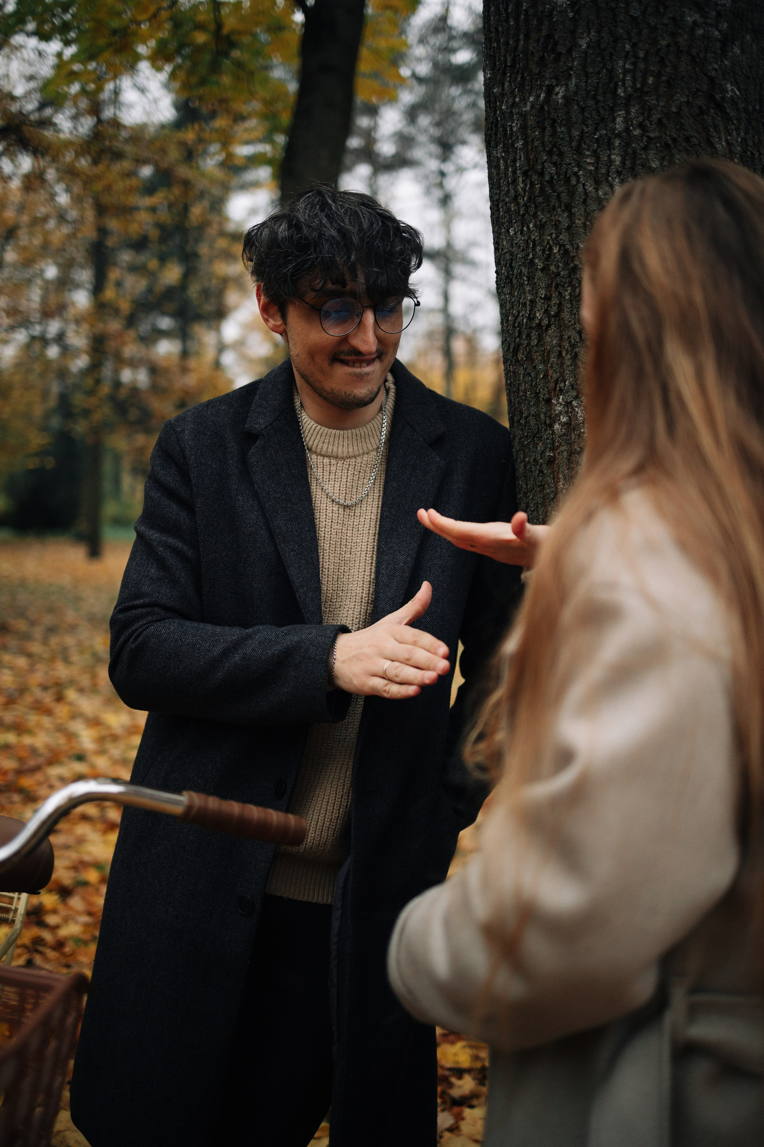 Прогулка по осеннему парку. Свадебный и прогулочный фотограф в Санкт-Петербурге Дарья Корель