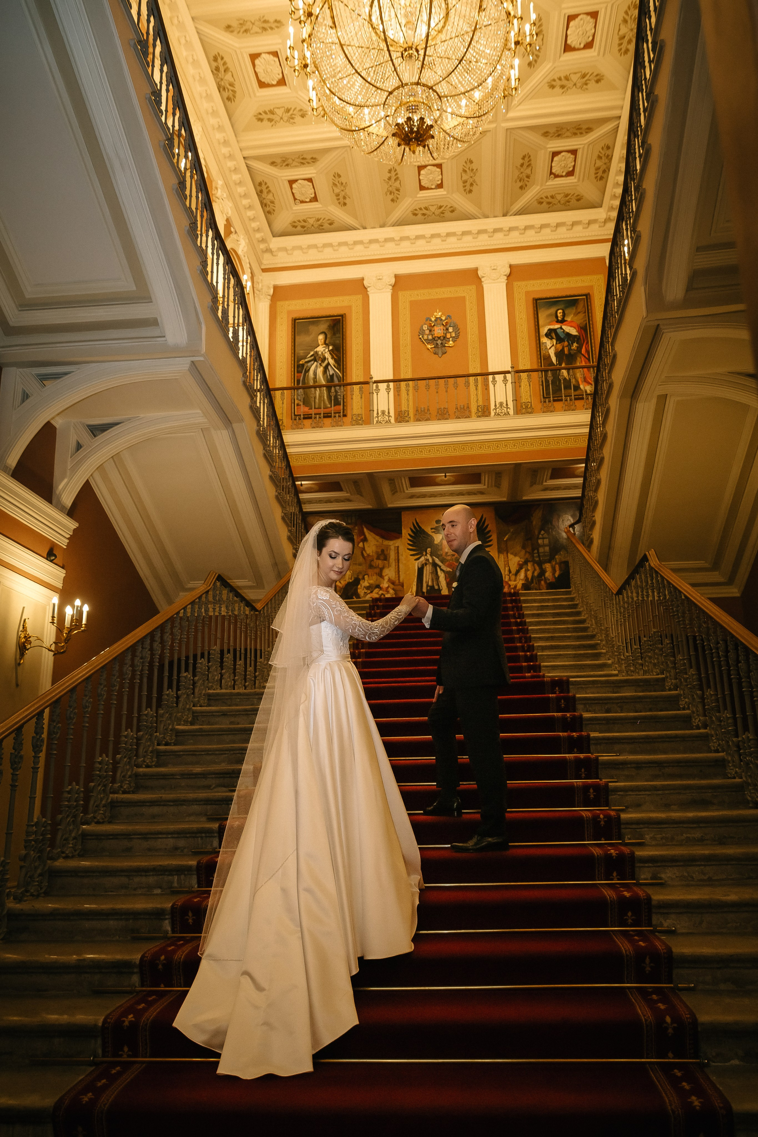 ОКТЯБРЬ | Дворец № 1 Талион, Особняк военного министра. Свадебный фотограф в Санкт-Петербурге Полина Корзухина