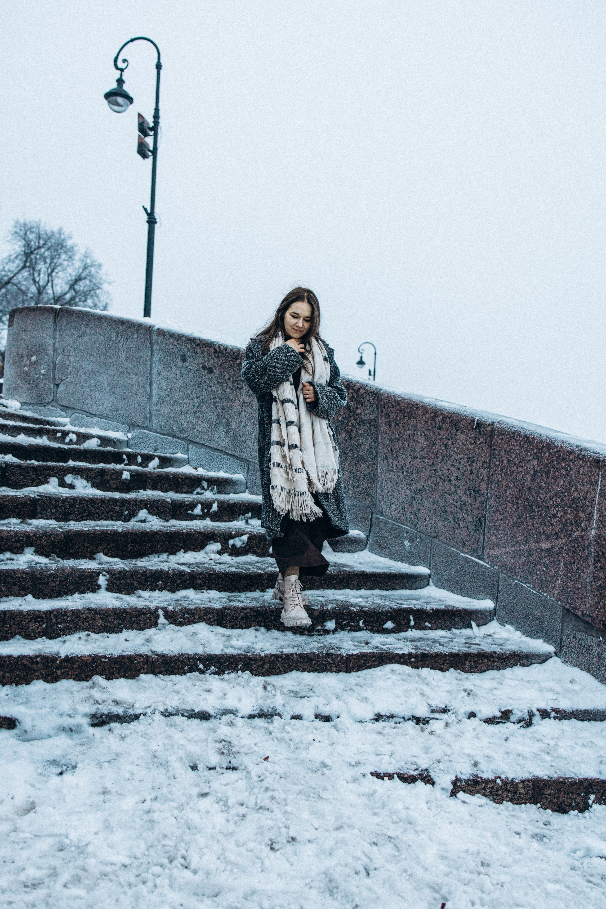 В объятьях снега и Невы. Семейный фотограф в Санкт-Петербурге Лена Соколова