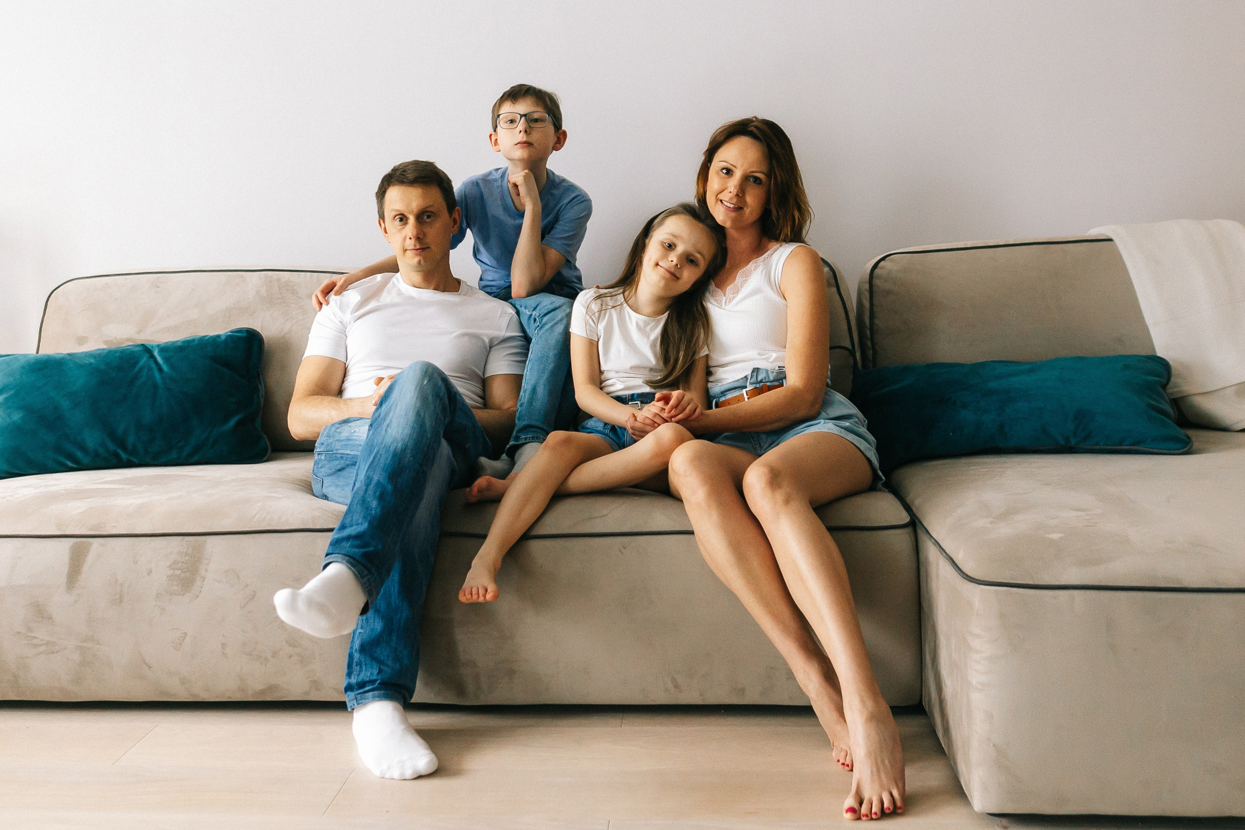 Семейная съёмка дома. Дмитрий Мартьянов семейный фотограф в Санкт-Петербурге