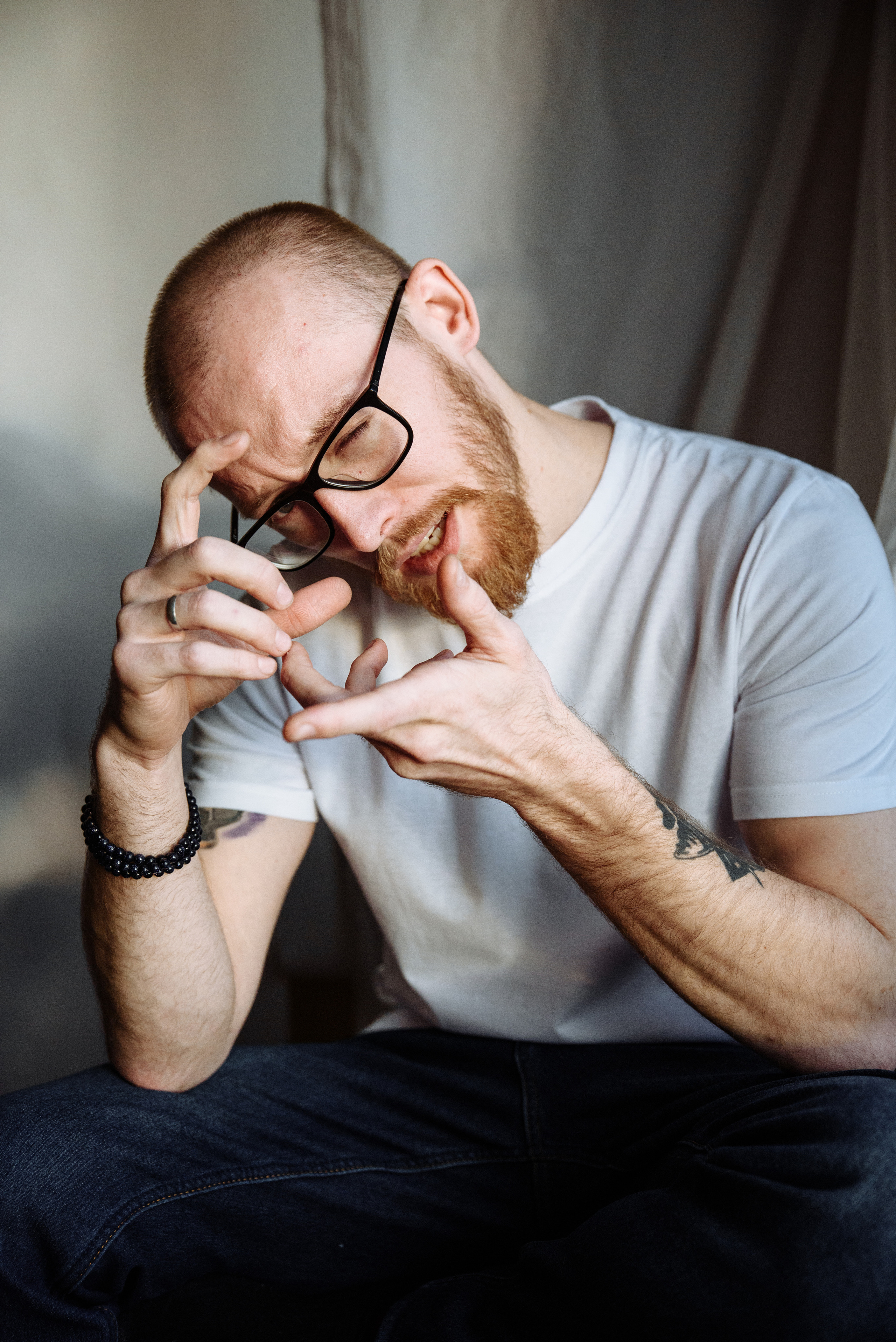 Мужской портрет. Портретный фотограф Москва, репортаж и естественная постановка